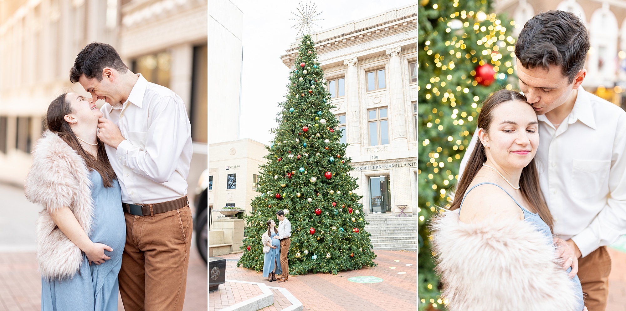 Christmas maternity session