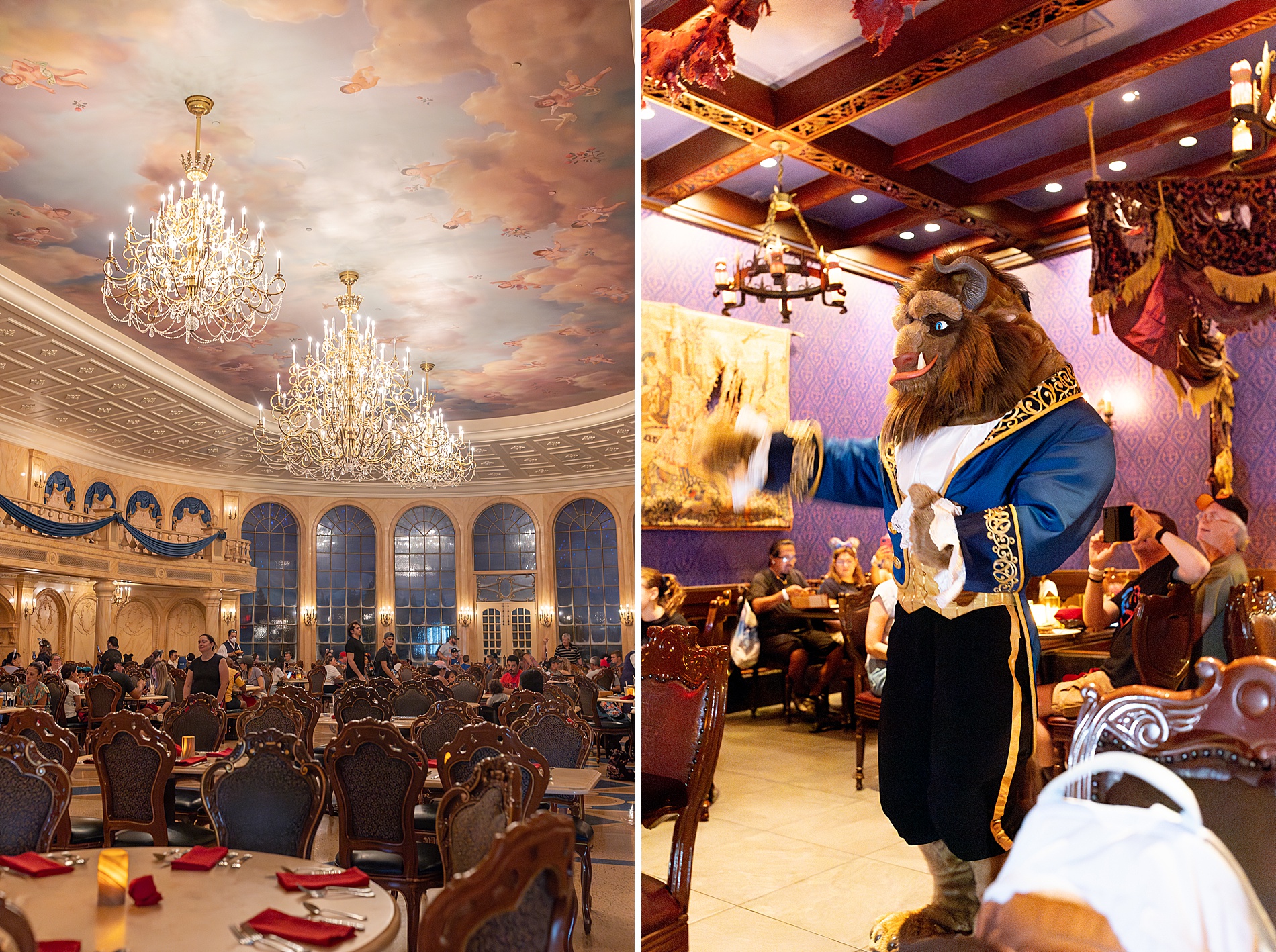 Beauty and the Beast restaurant at Disney World 