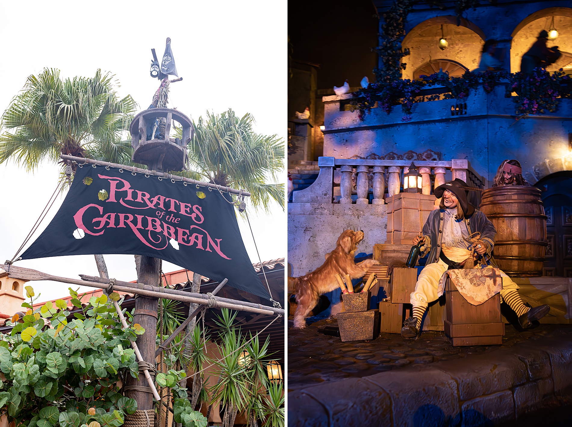 Pirates of the Caribbean ride 