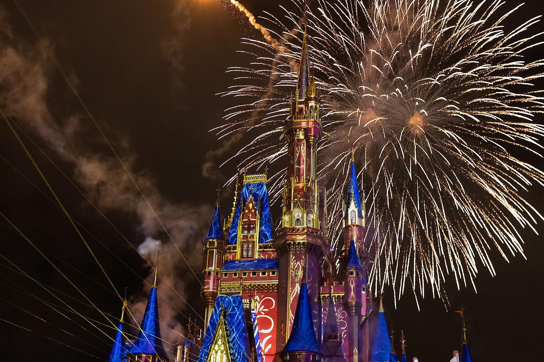 Fireworks at magic kingdom | Cruise and Disney Trip Experience