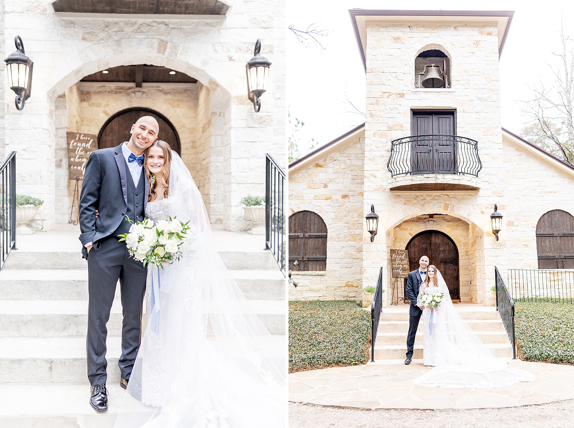 timeless wedding portaits from Winter Texas Wedding at Magnolia Bells