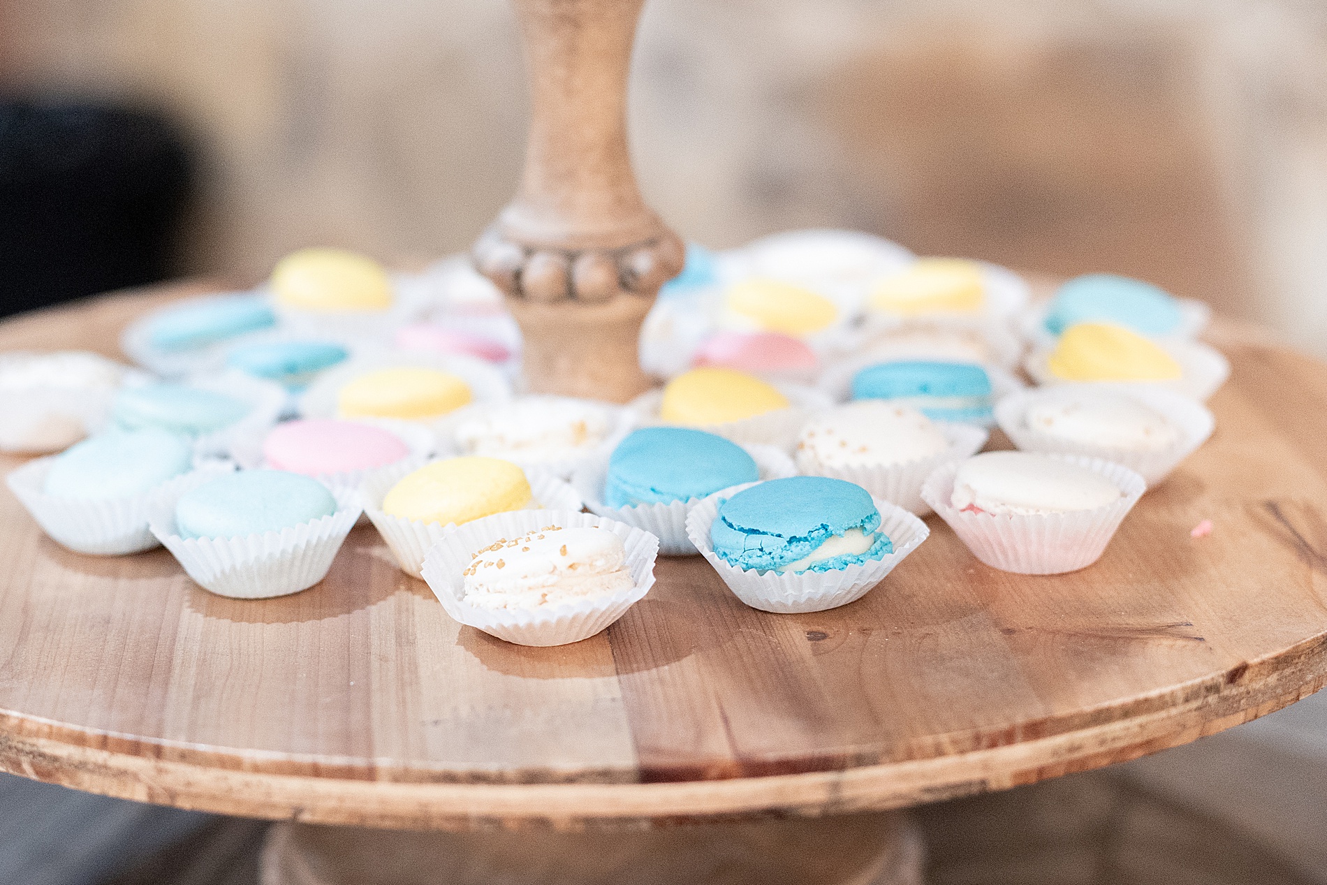 macaroons from Winter Texas Wedding at Magnolia Bells