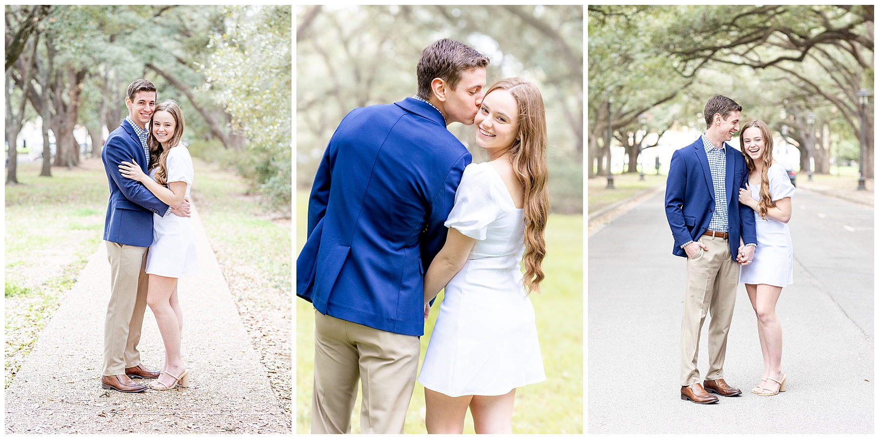 romantic engagement portraits in Houston Texas