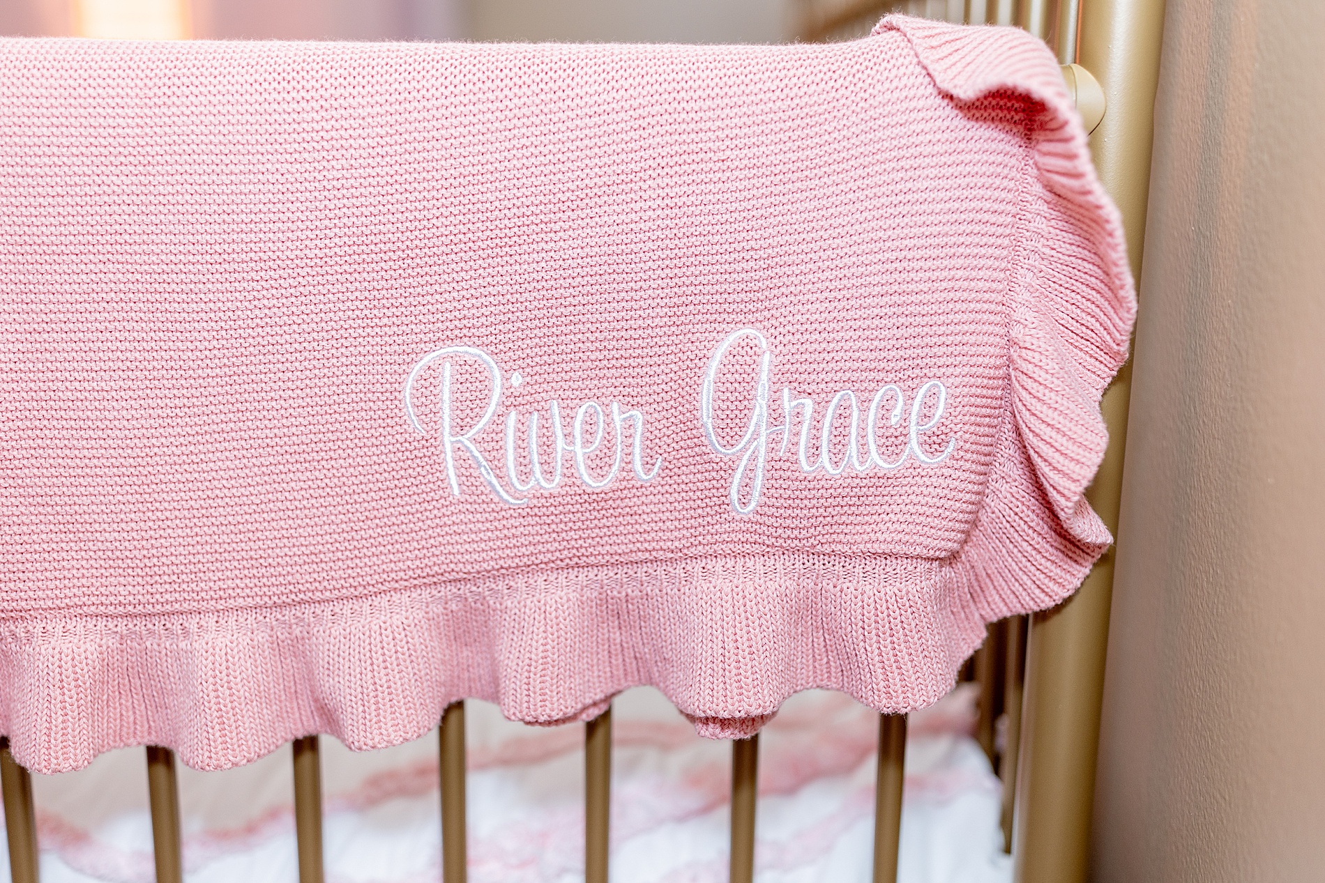 personalized newborn blanket 