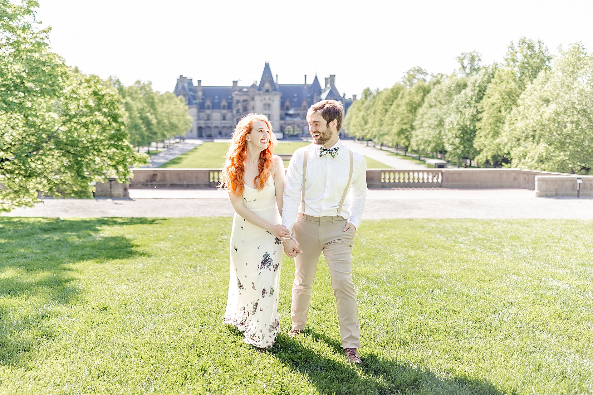 Romantic Biltmore Estate Engagement Session