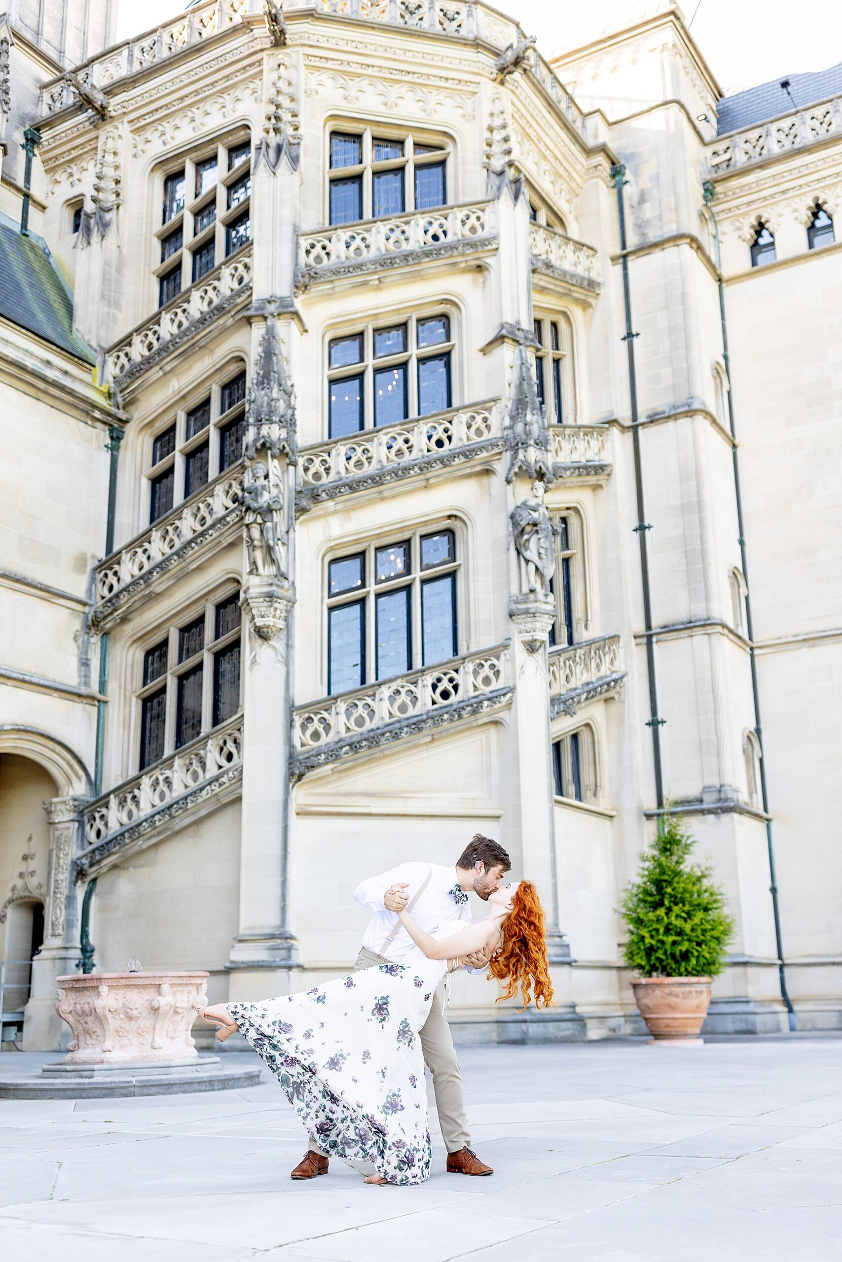 Romantic Biltmore Estate Engagement Session