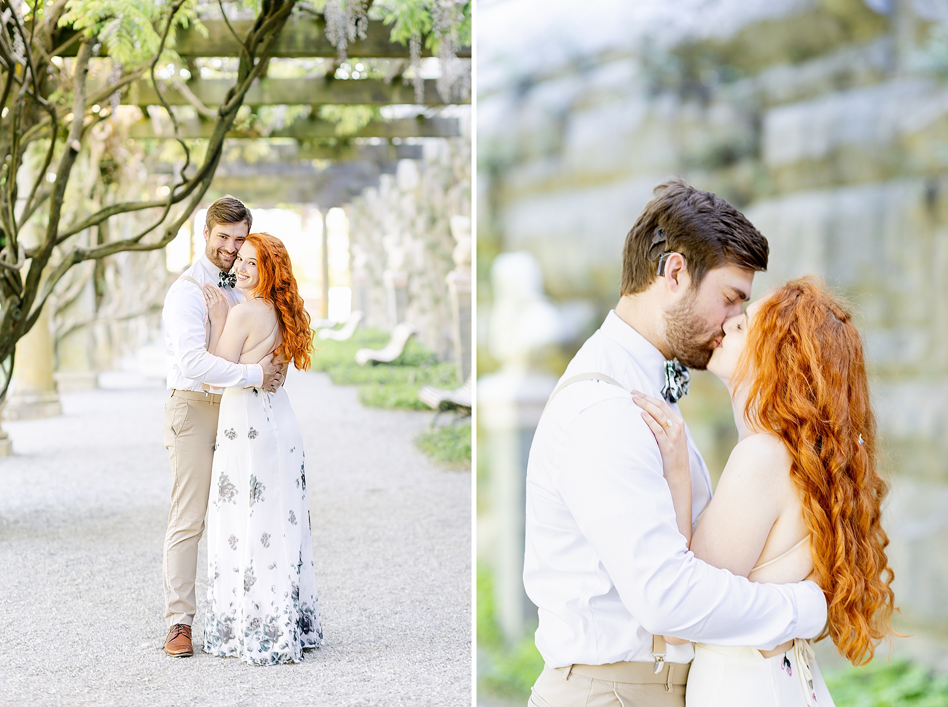 Timeless engagement photos at  Biltmore Estate