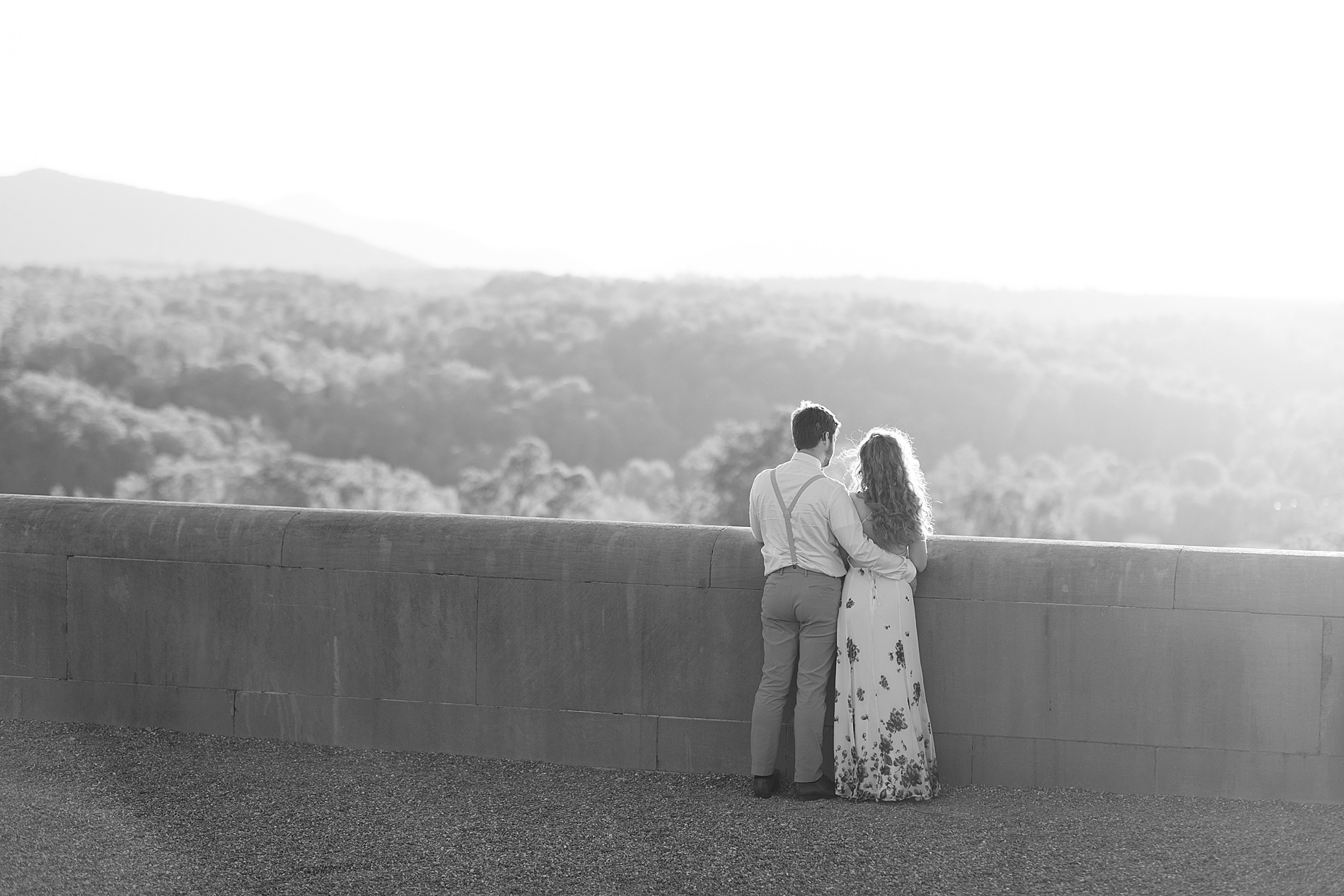 timeless engagement photos at Biltmore Estate