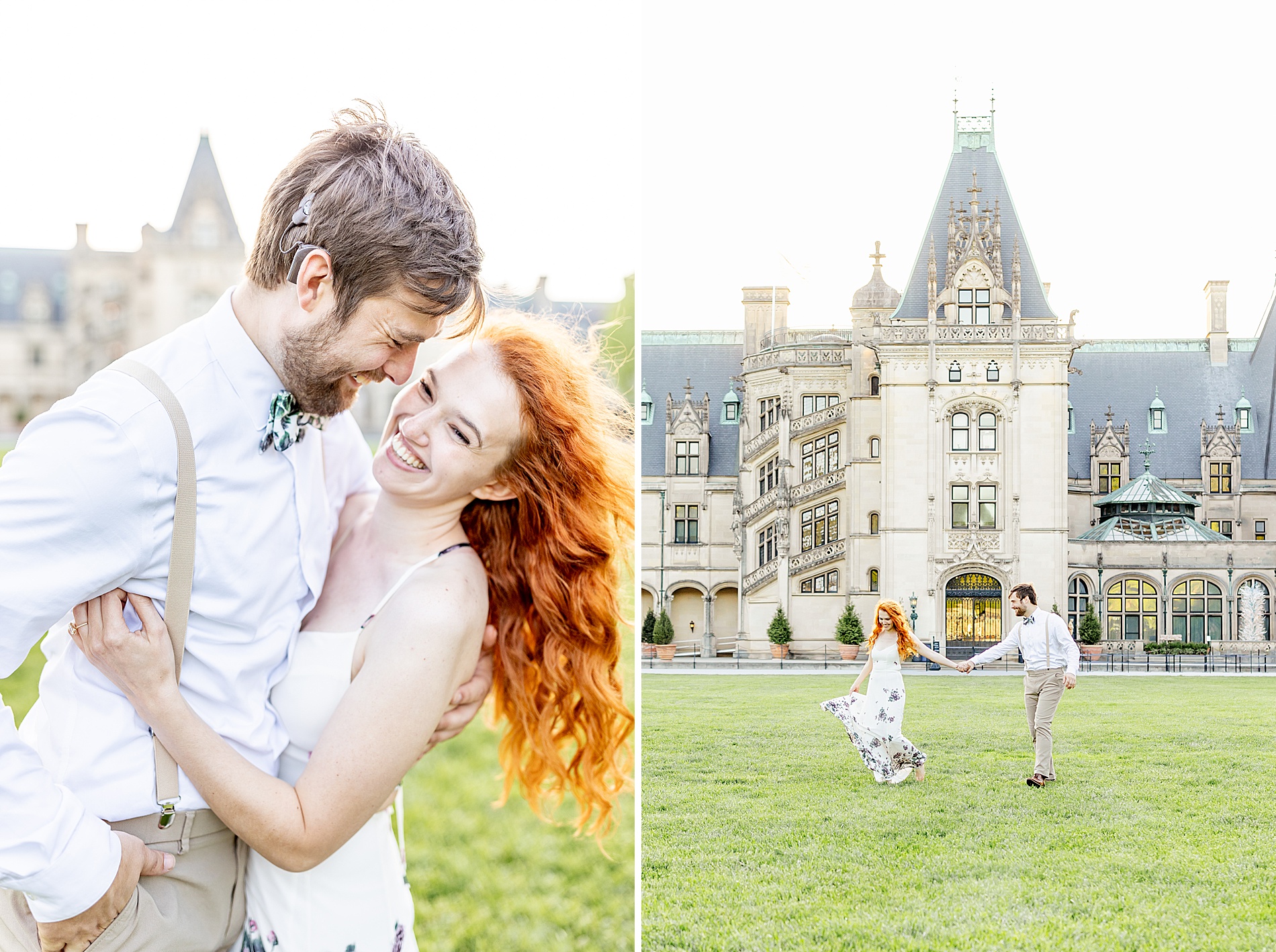 Romantic Biltmore Estate Engagement Session