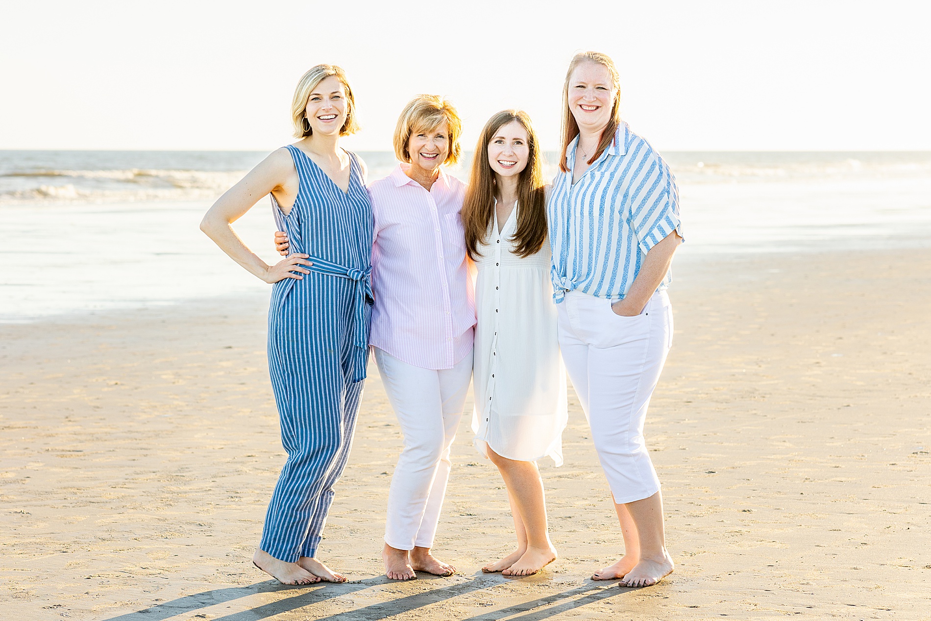 all the girls in the family together 