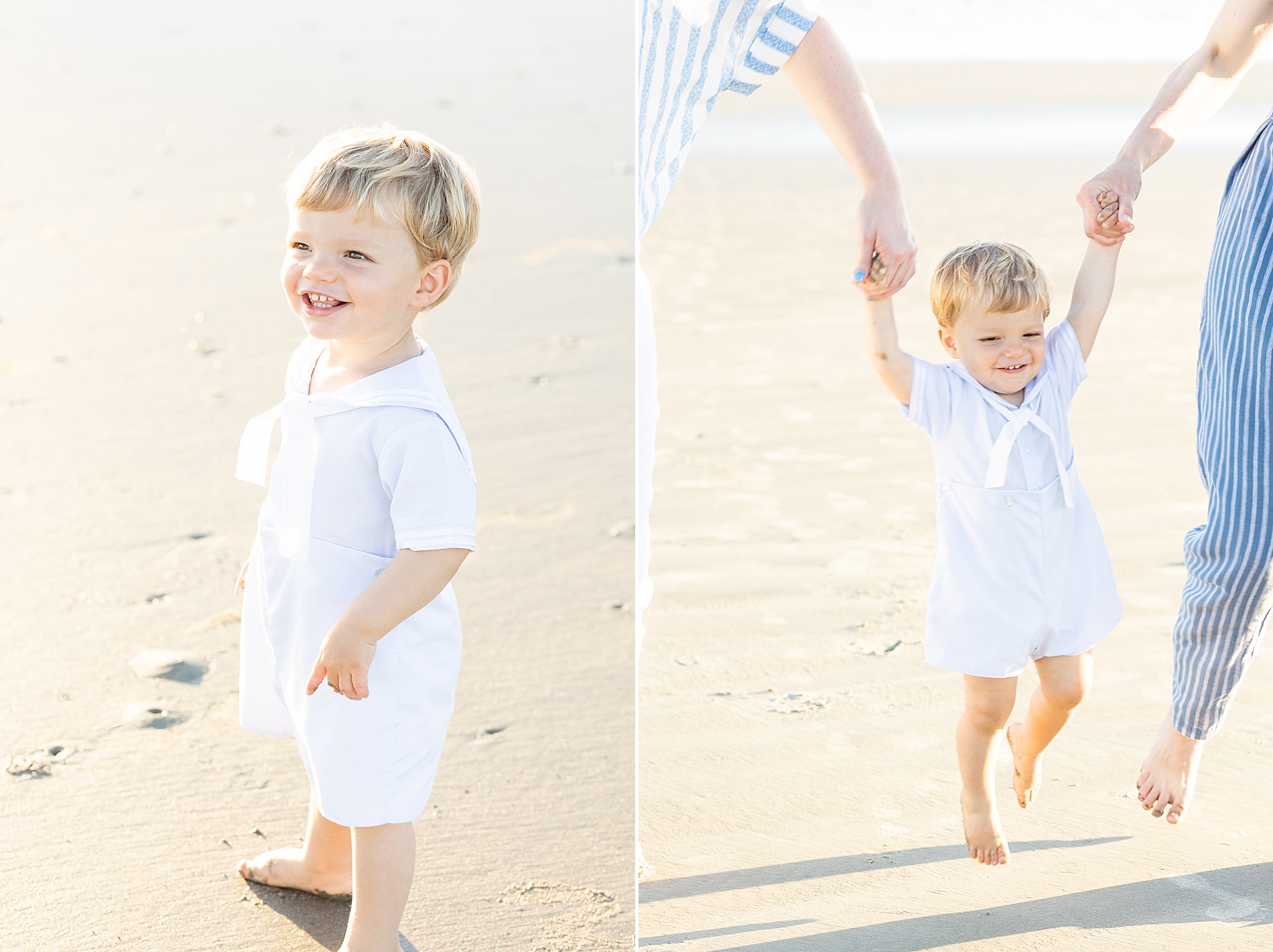 little boy on the beach 