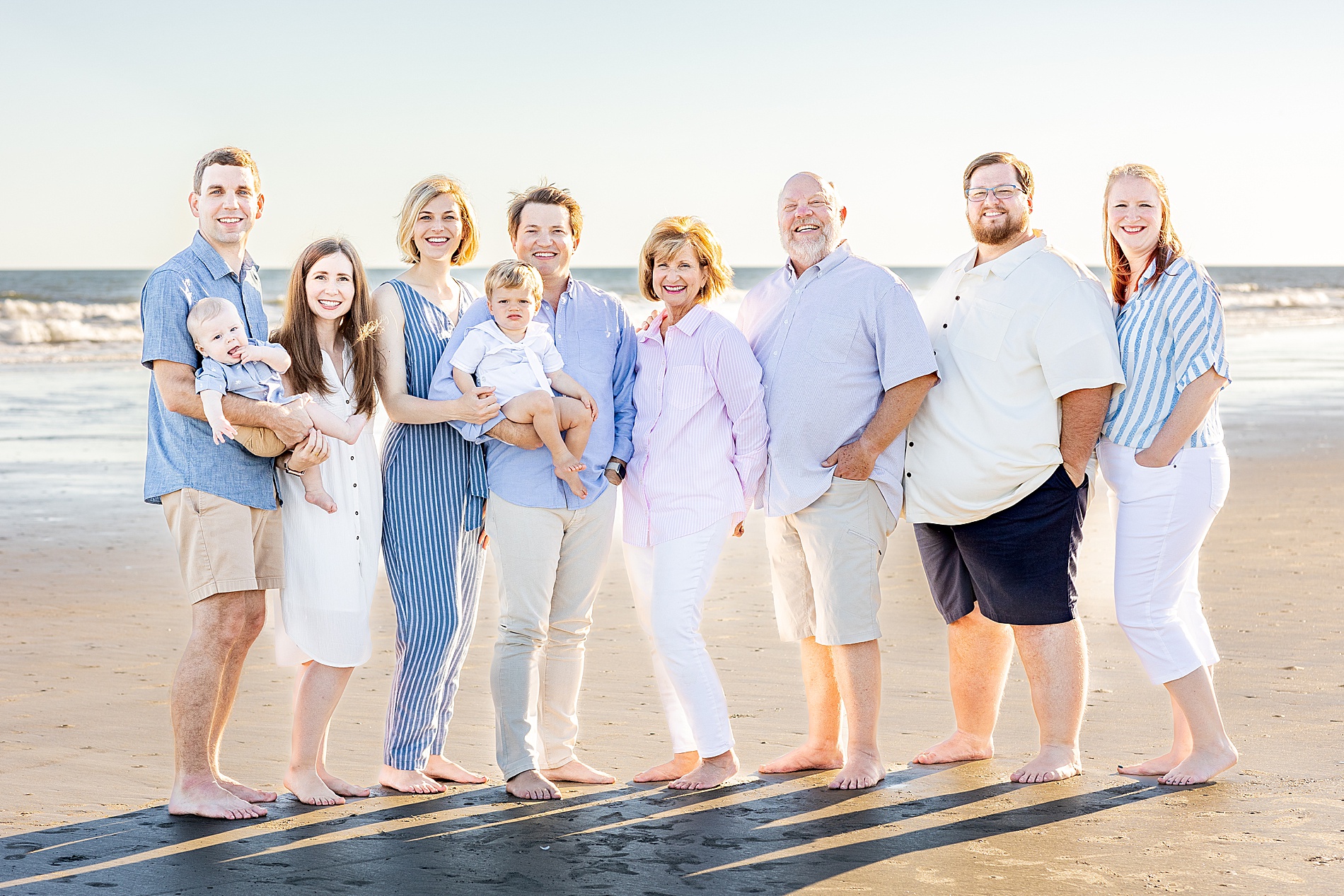 Charleston Beach Extended Family Session