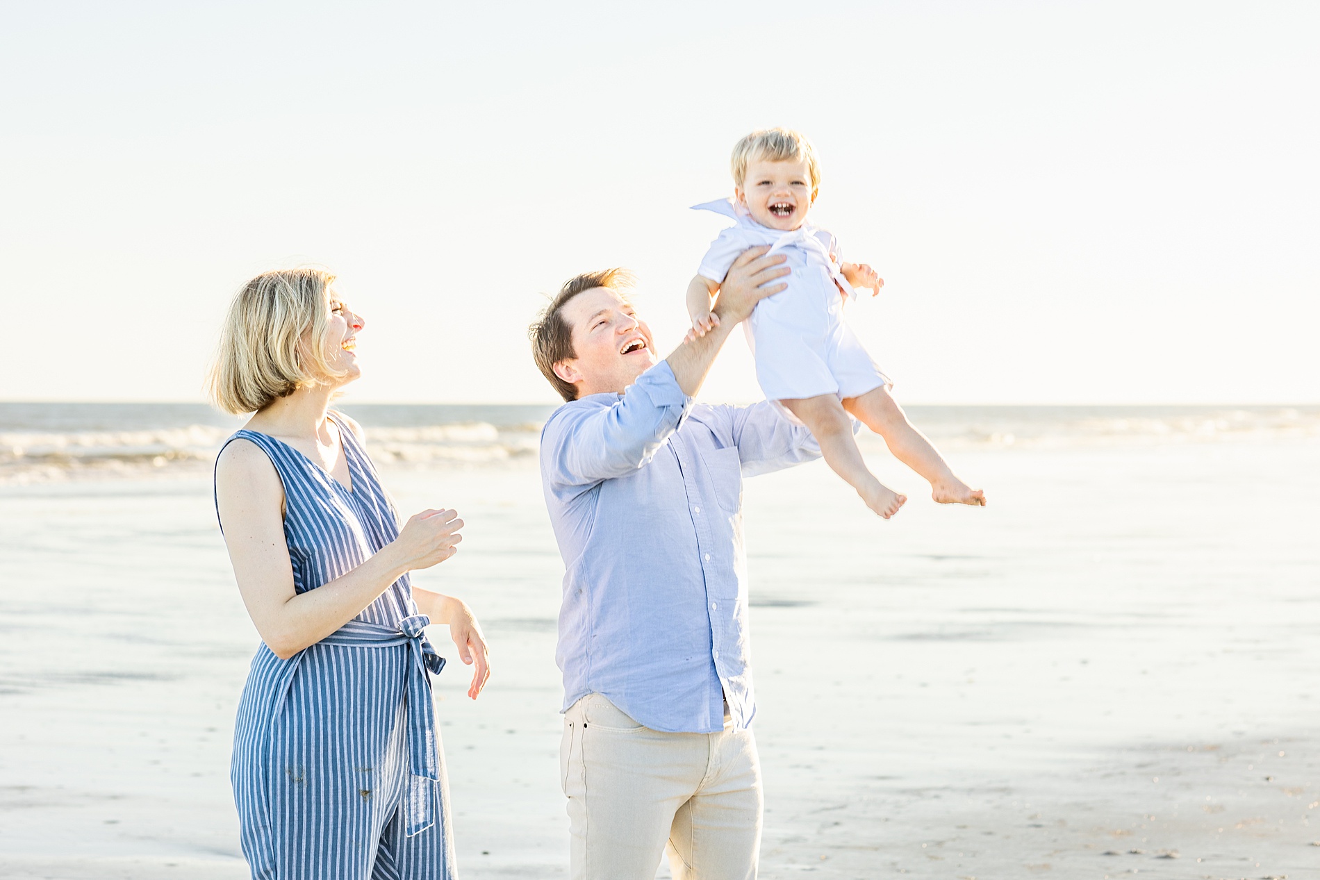 Charleston family photos on the beach