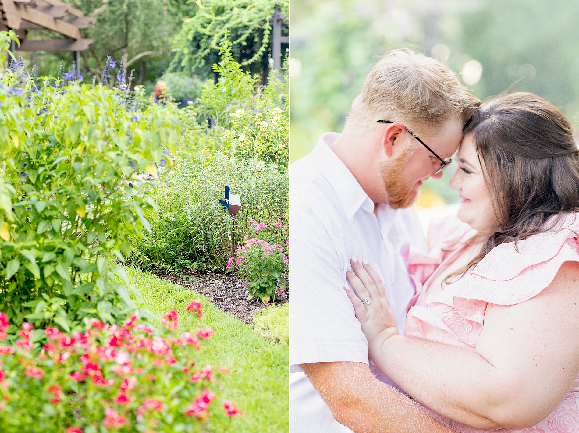 Dreamy Engagement Session at Tyler Rose Garden