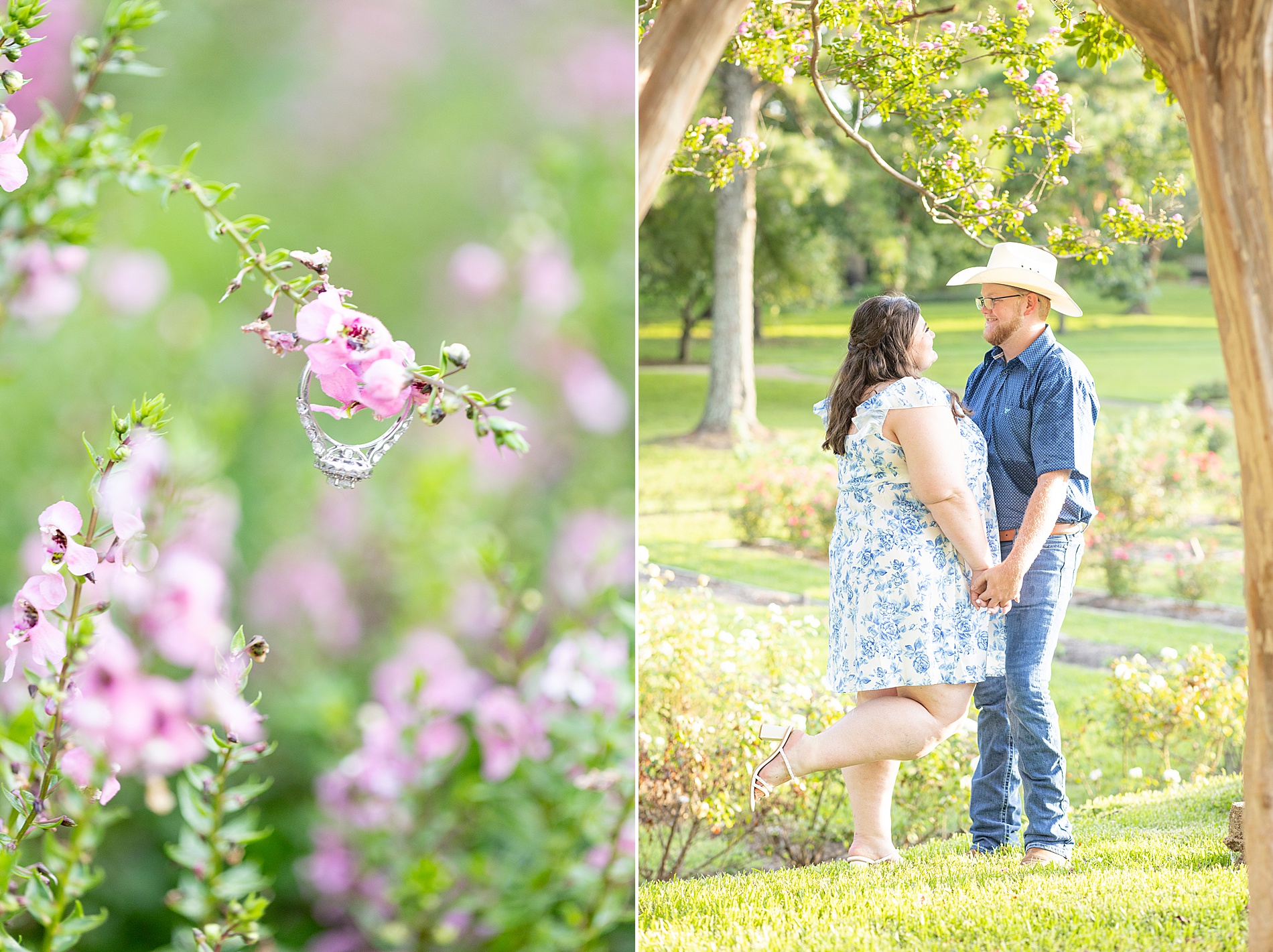 romantic engagement photos