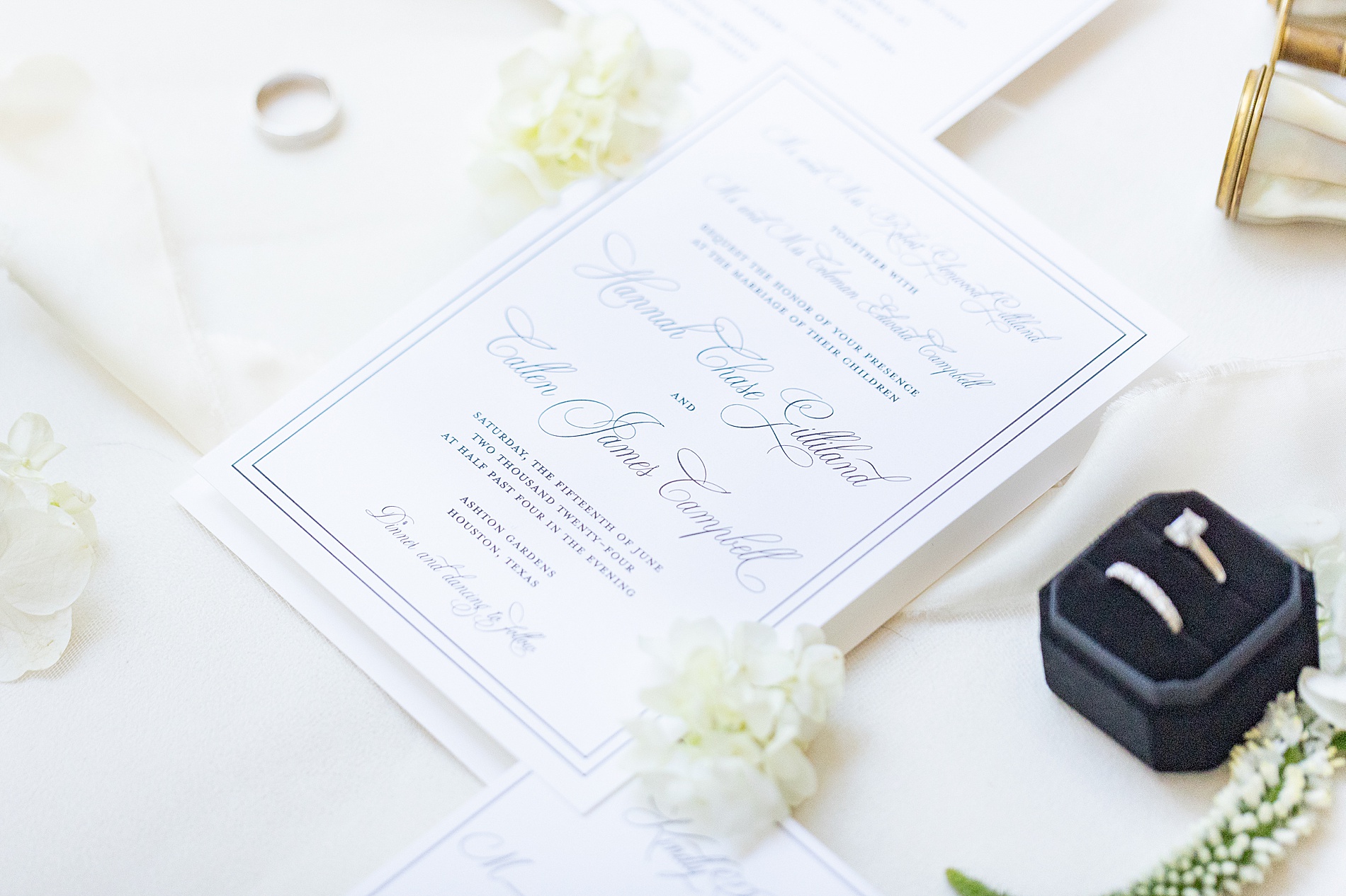 wedding flat lay design 