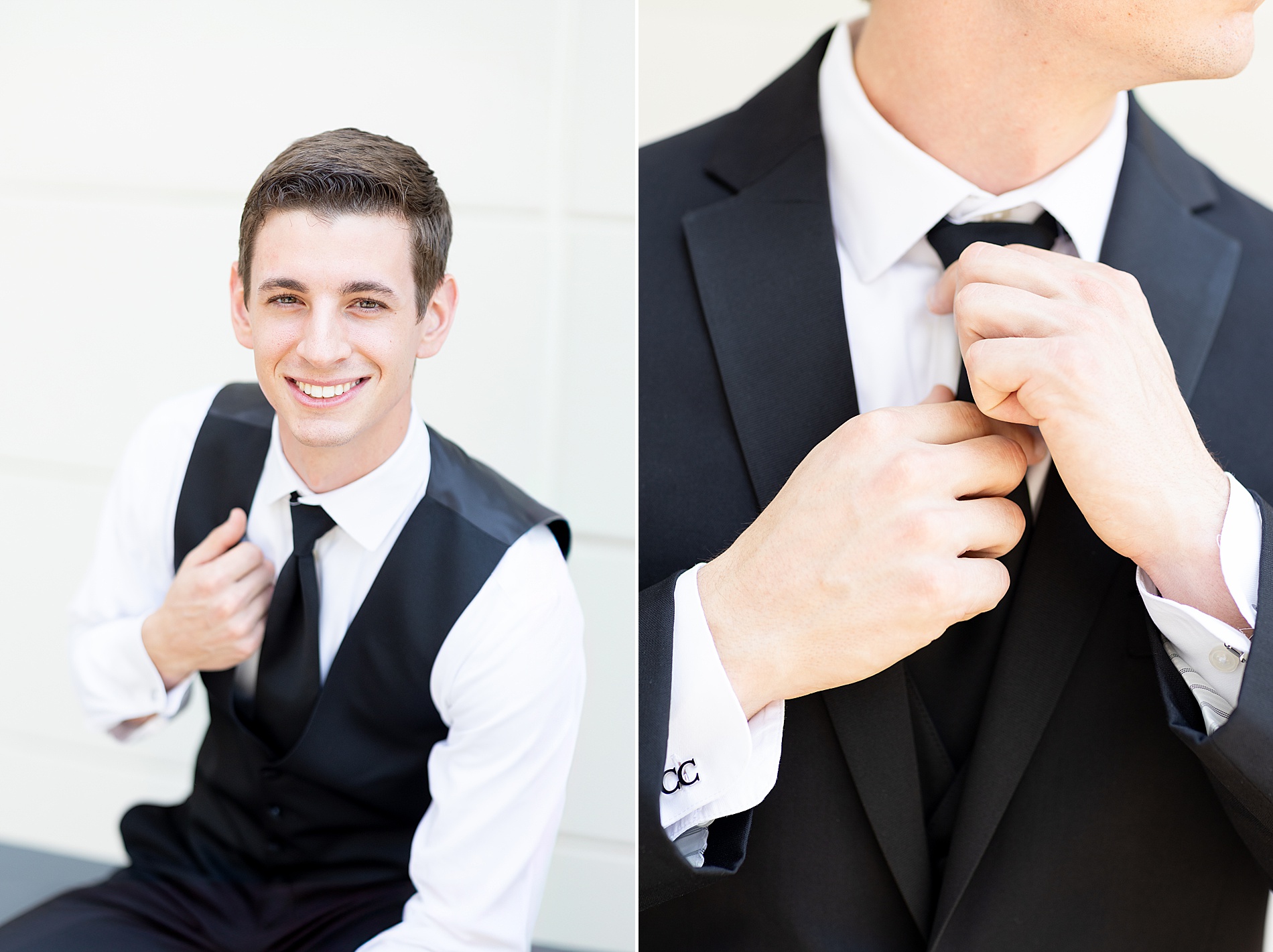 groom getting ready