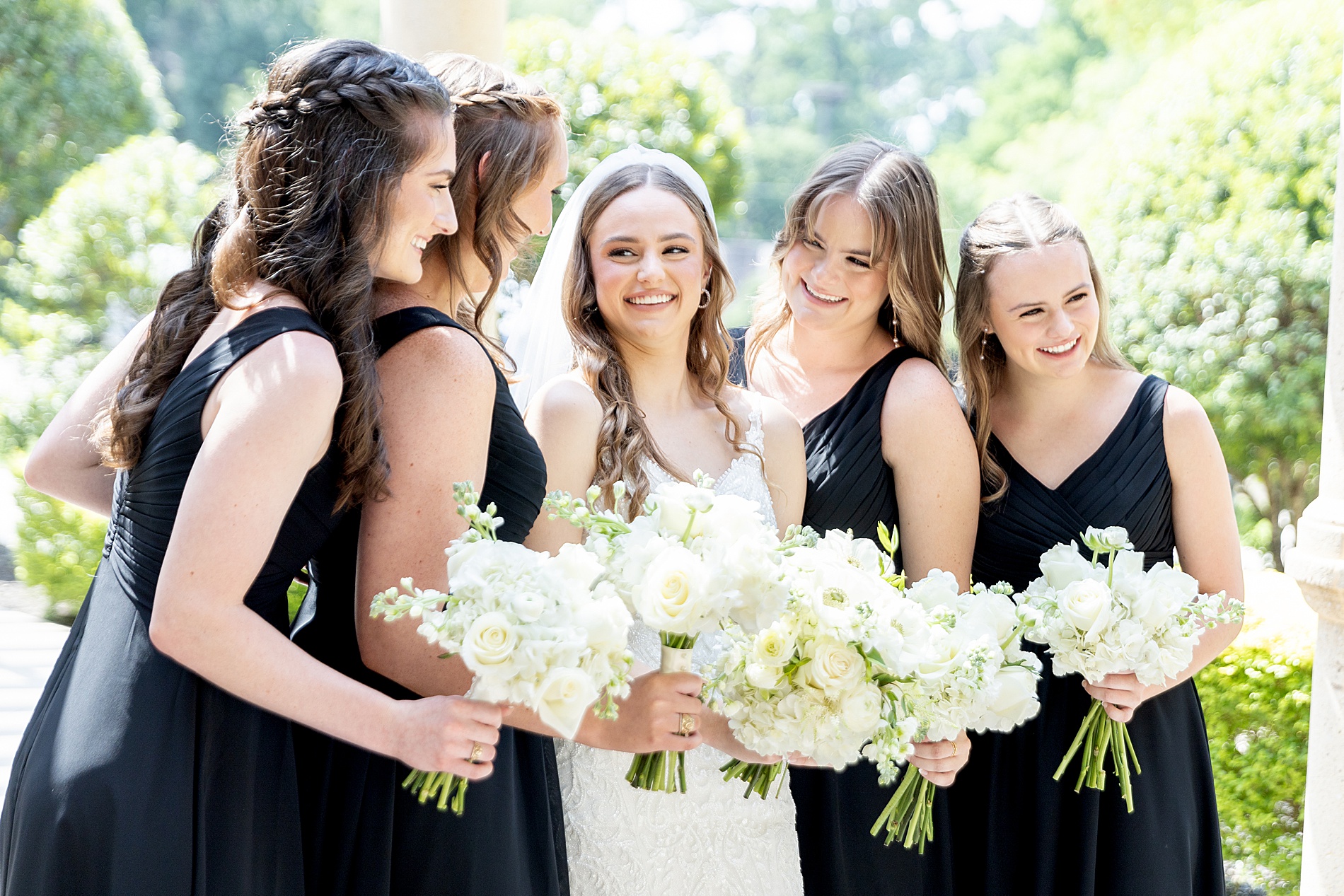 bridal party photos