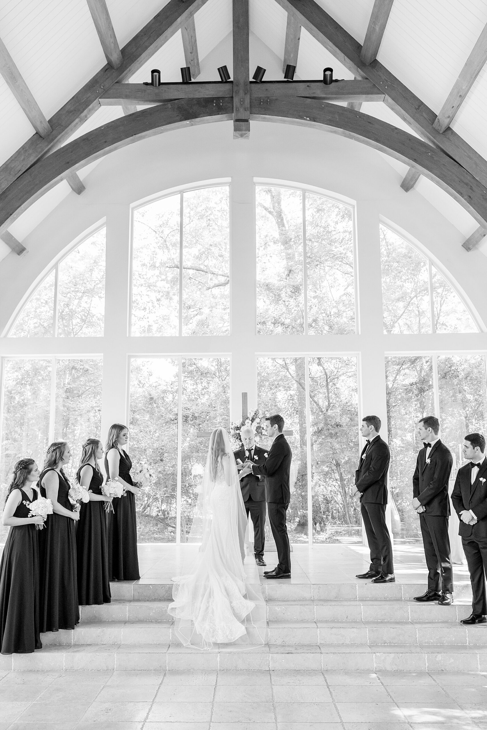 Classic Black and White Wedding at Ashton Gardens