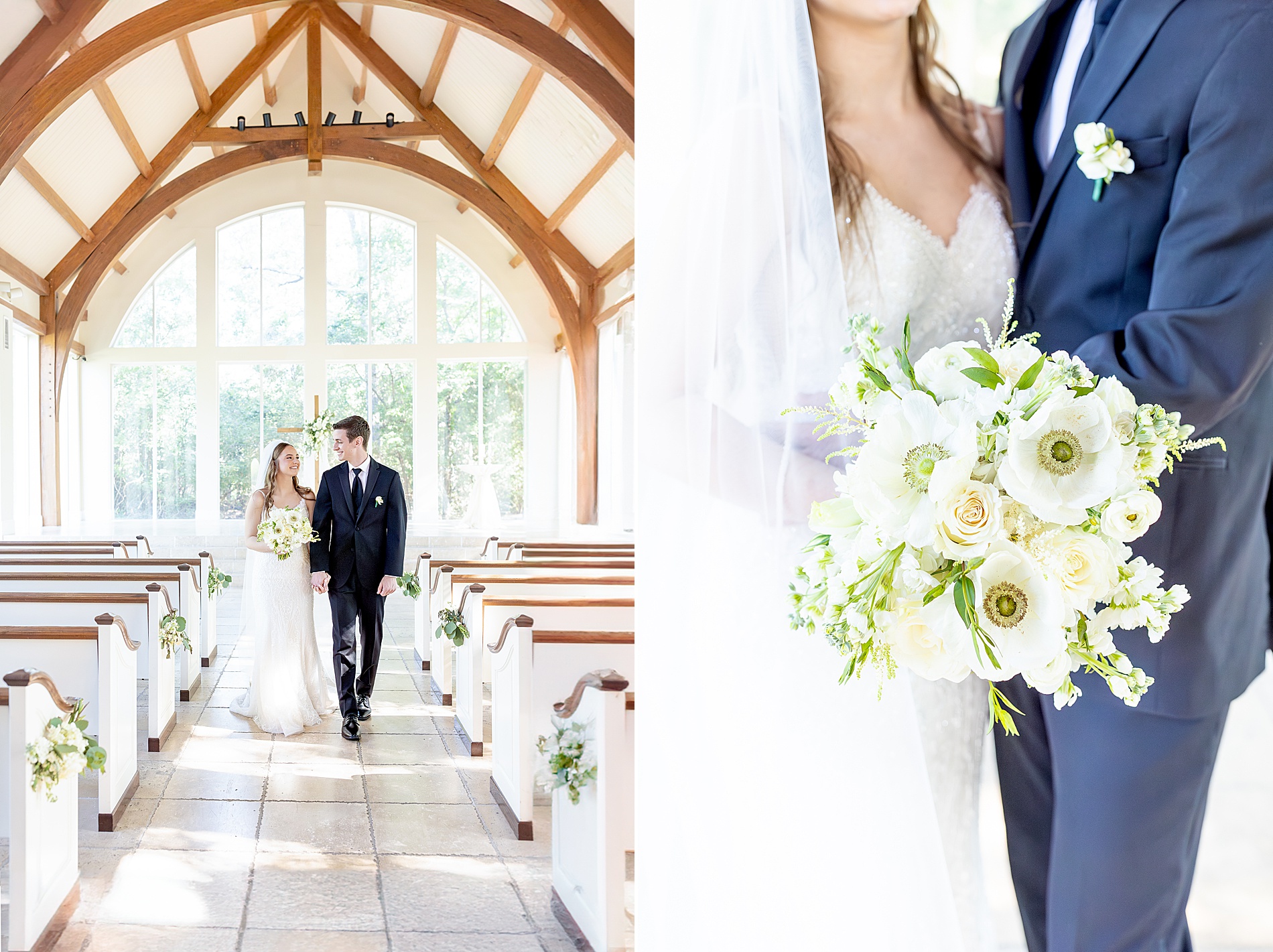 Classic Black and White Wedding at Ashton Gardens