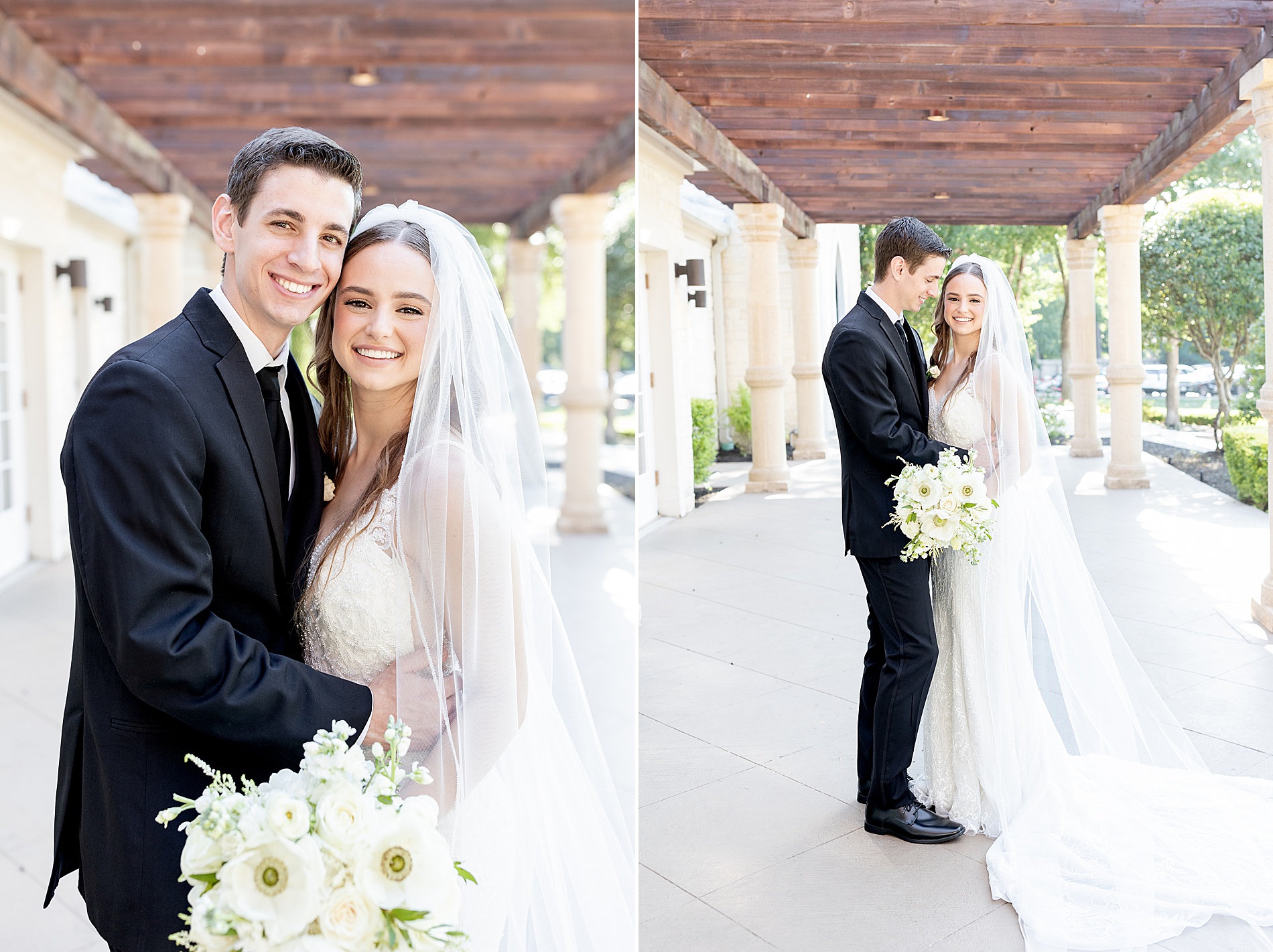 wedding photos from Classic Black and White Wedding at Ashton Gardens