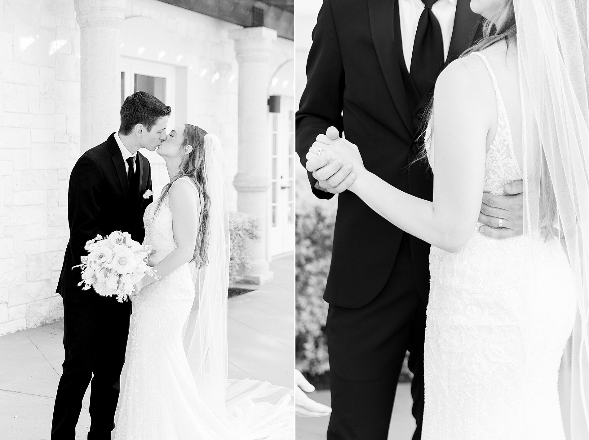 Classic Black and White Wedding at Ashton Gardens