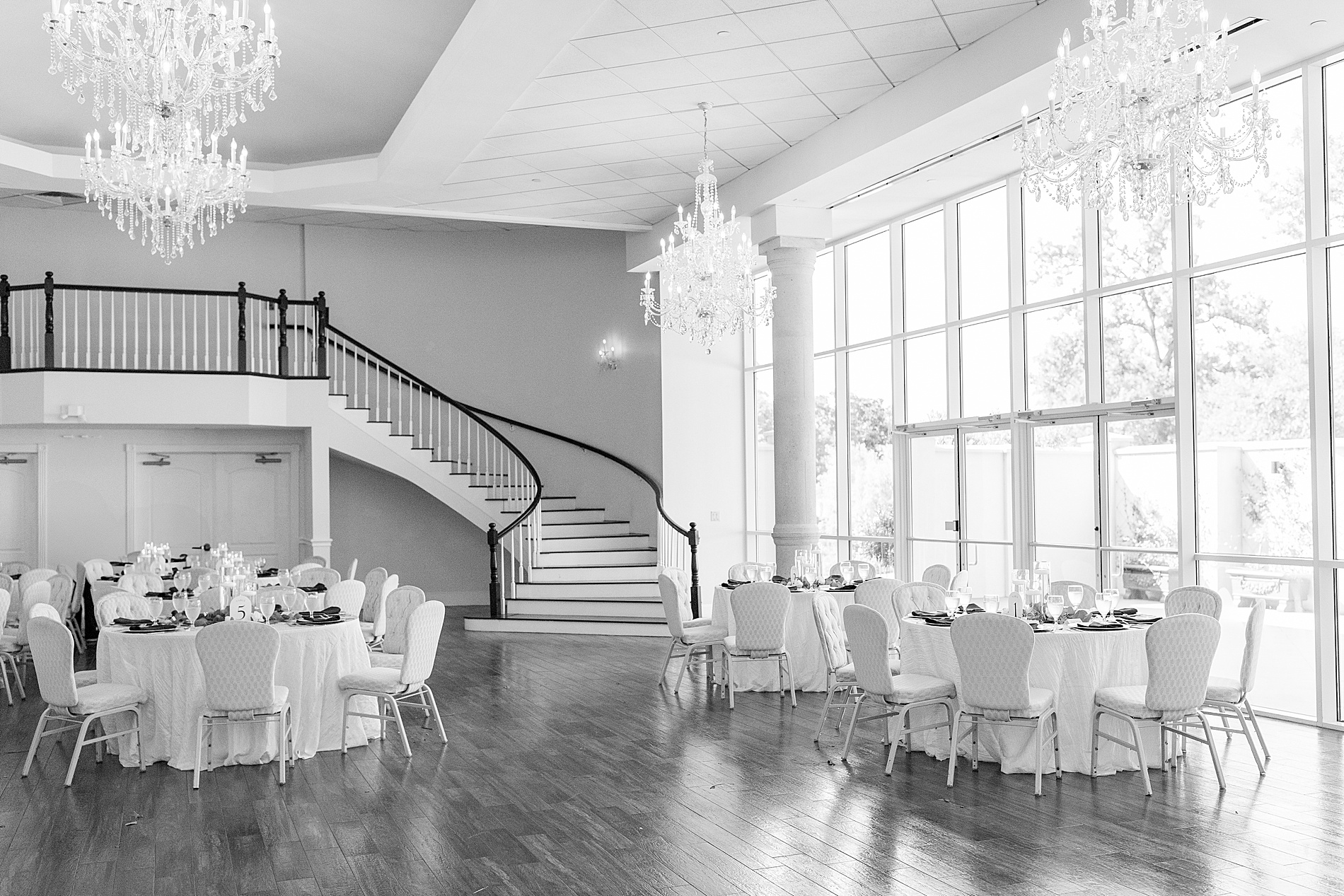 inside ballroom at Ashton Gardens