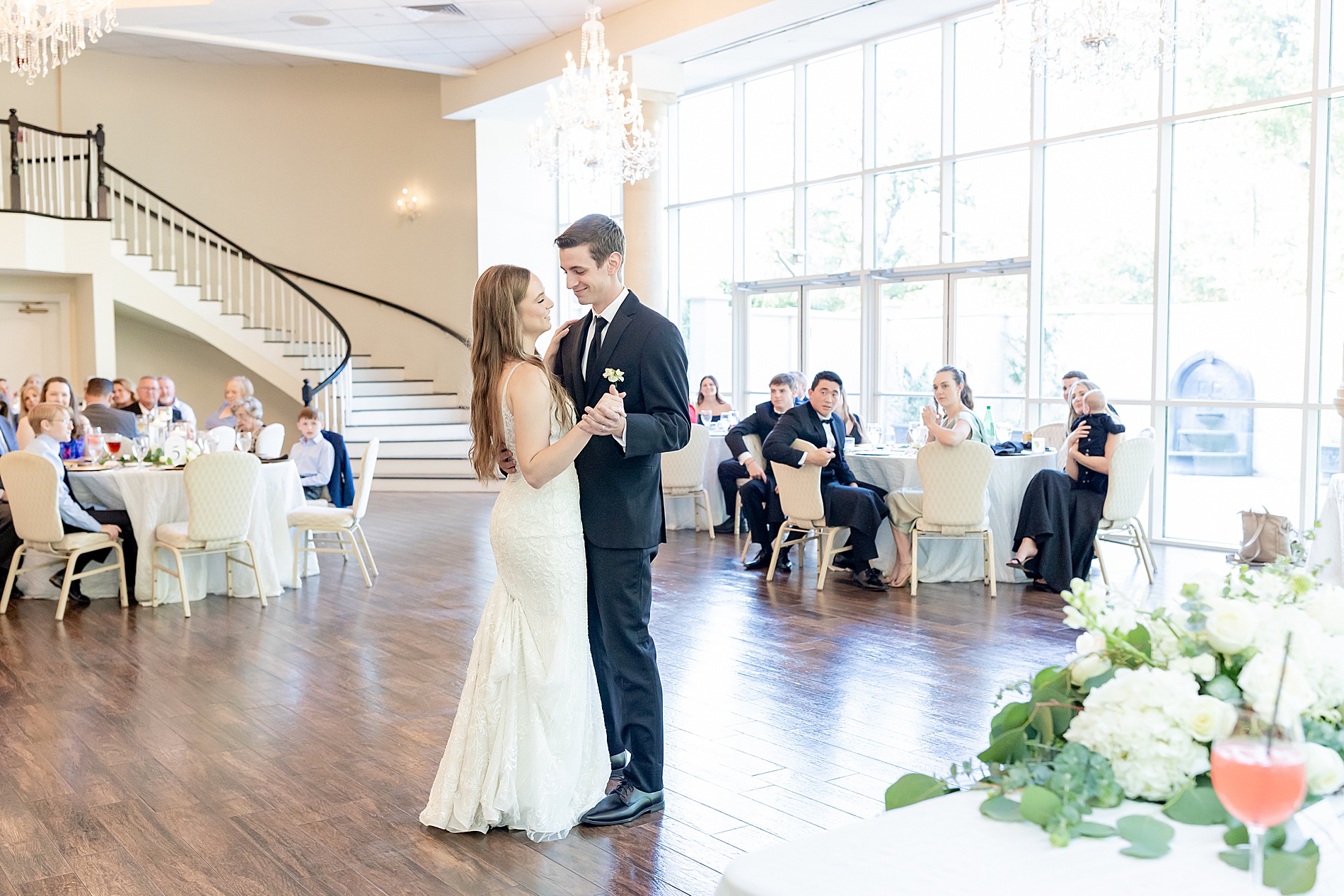 couple's first dance as husband and wife