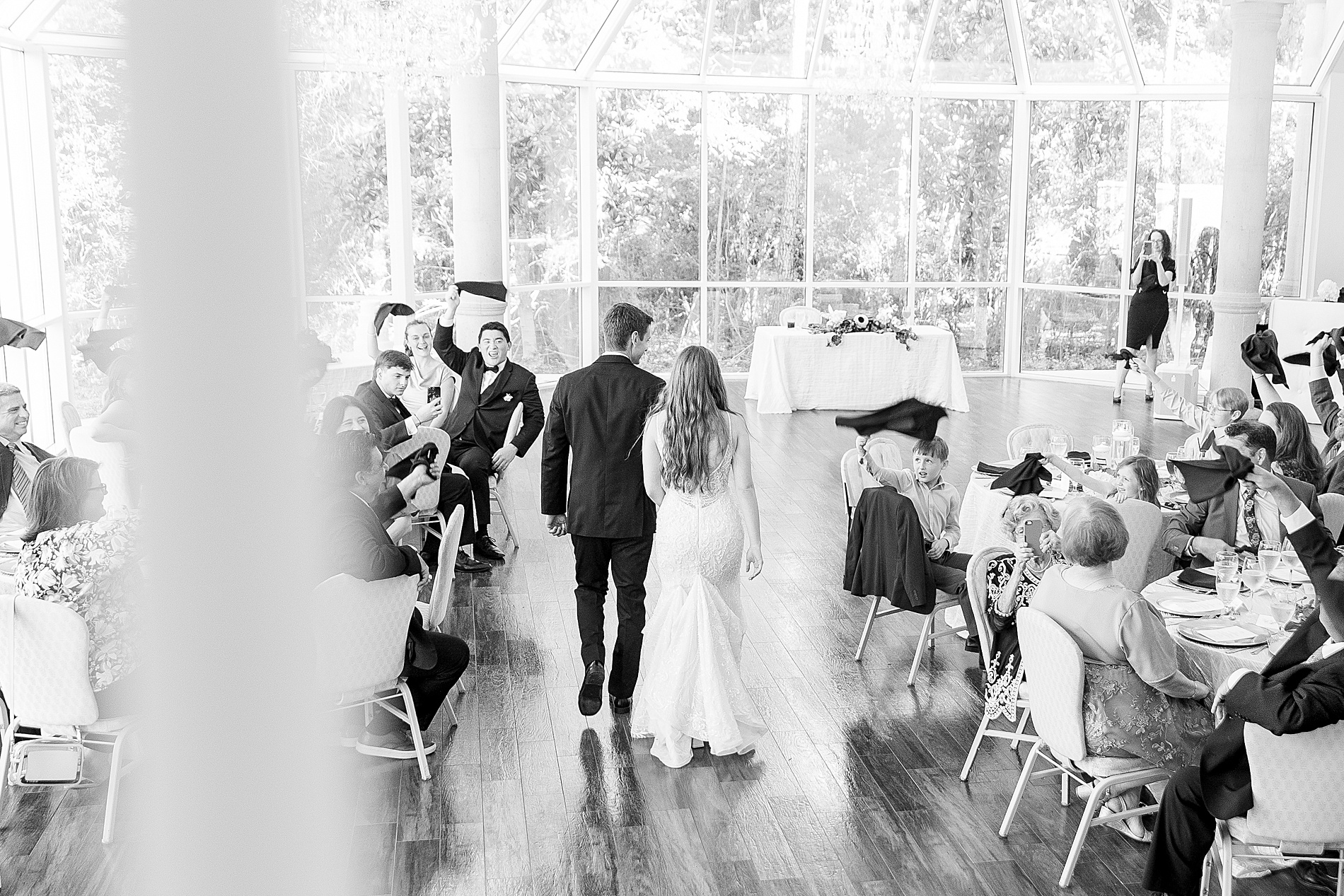 Classic Black and White Wedding at Ashton Gardens