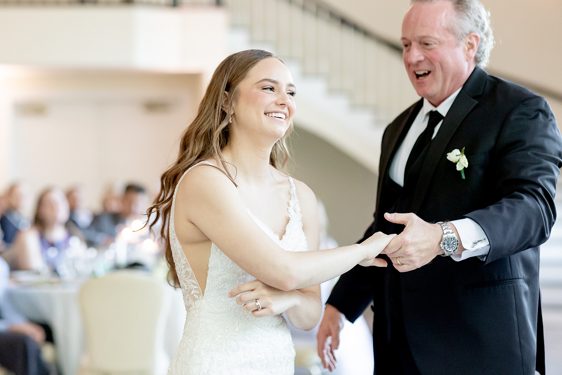 candid photos from father-daughter dance