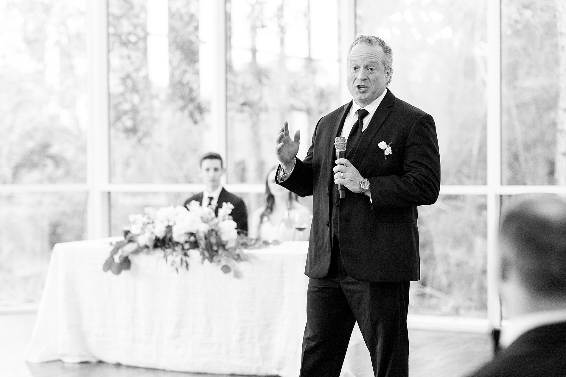 Classic Black and White Wedding at Ashton Gardens