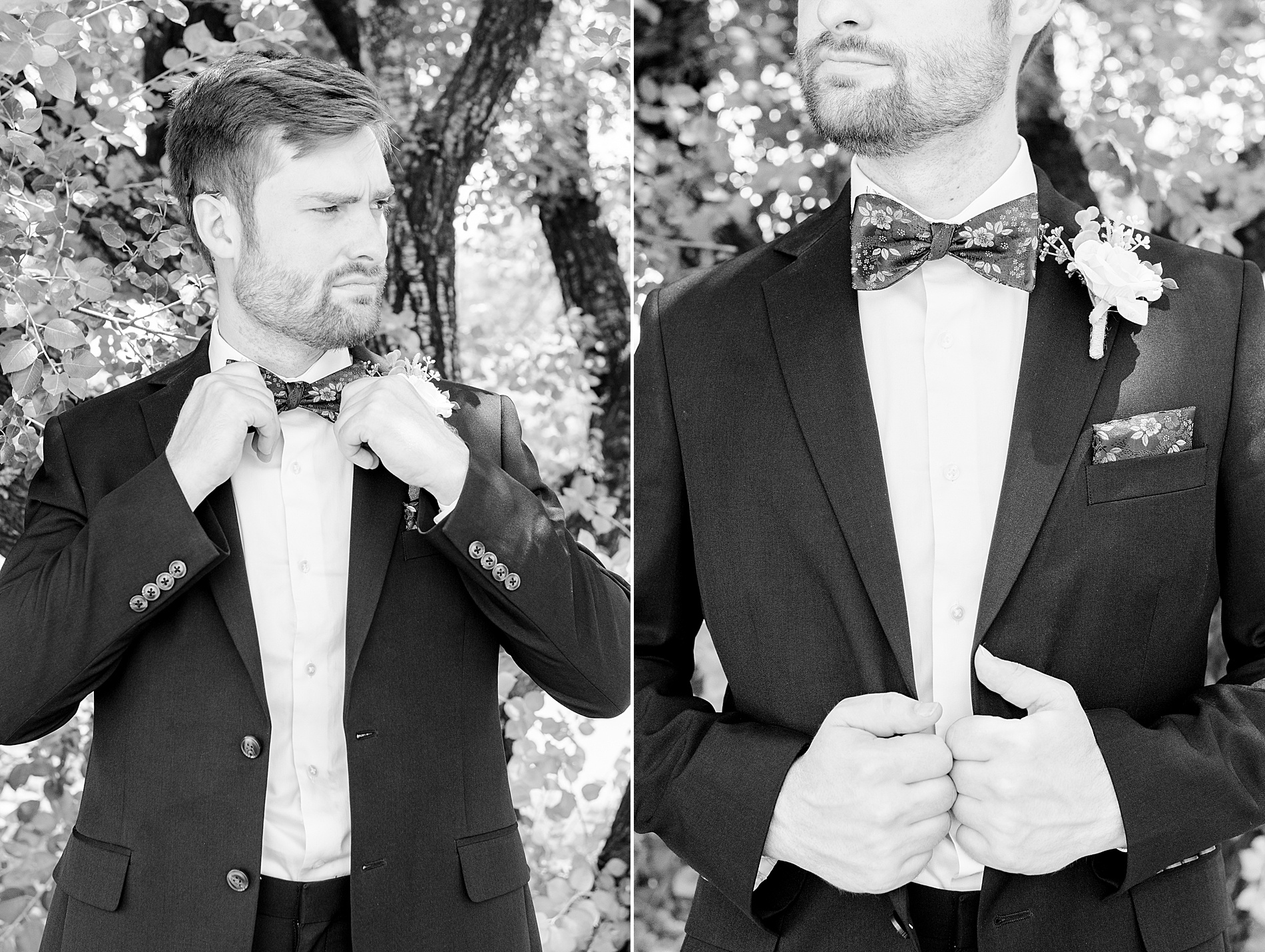 classic groom portraits