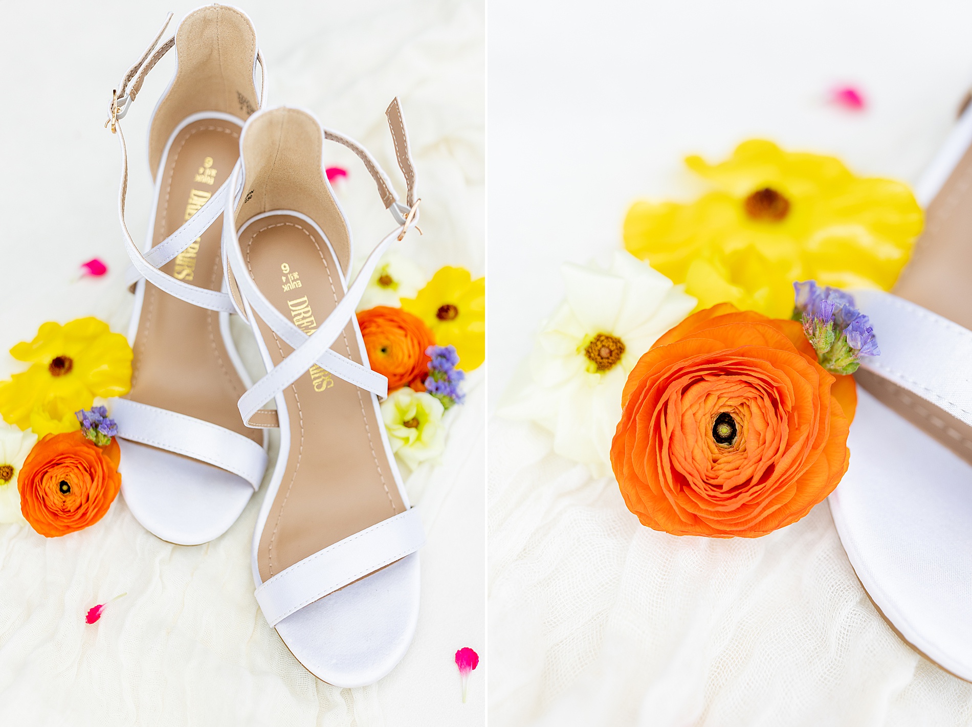 bride's wedding shoes 