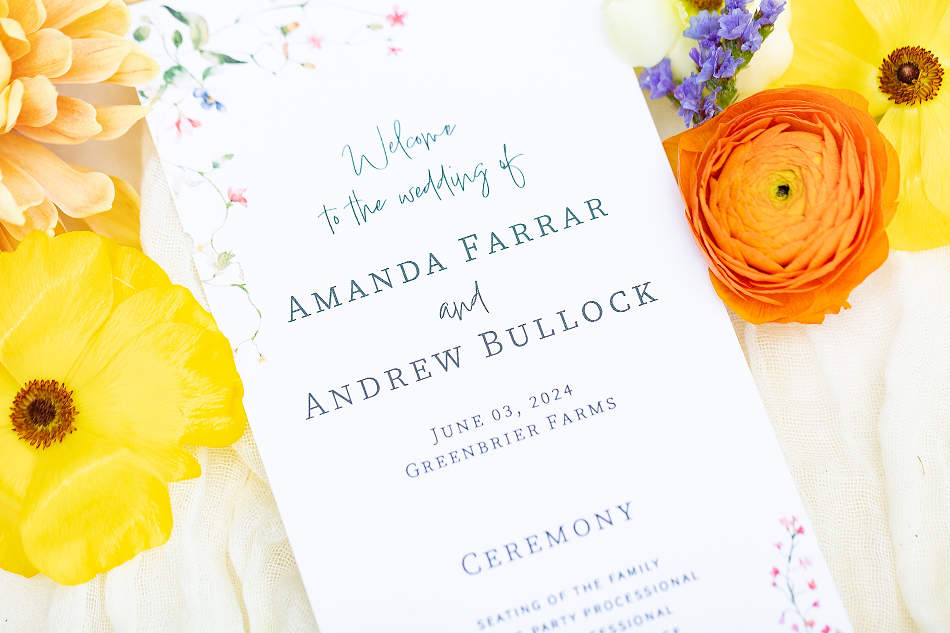 Ethereal Wedding details 