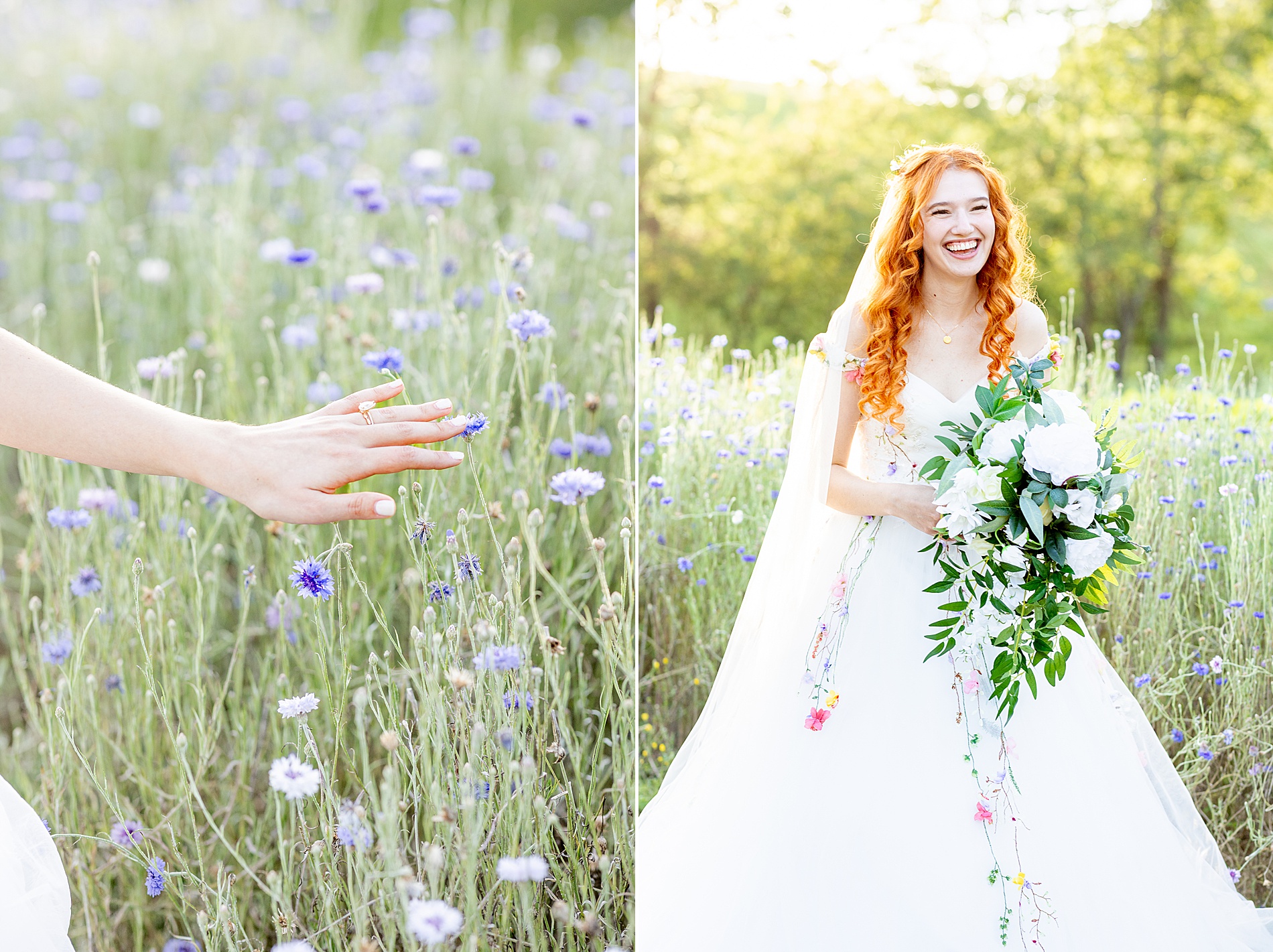 bride with bouquet