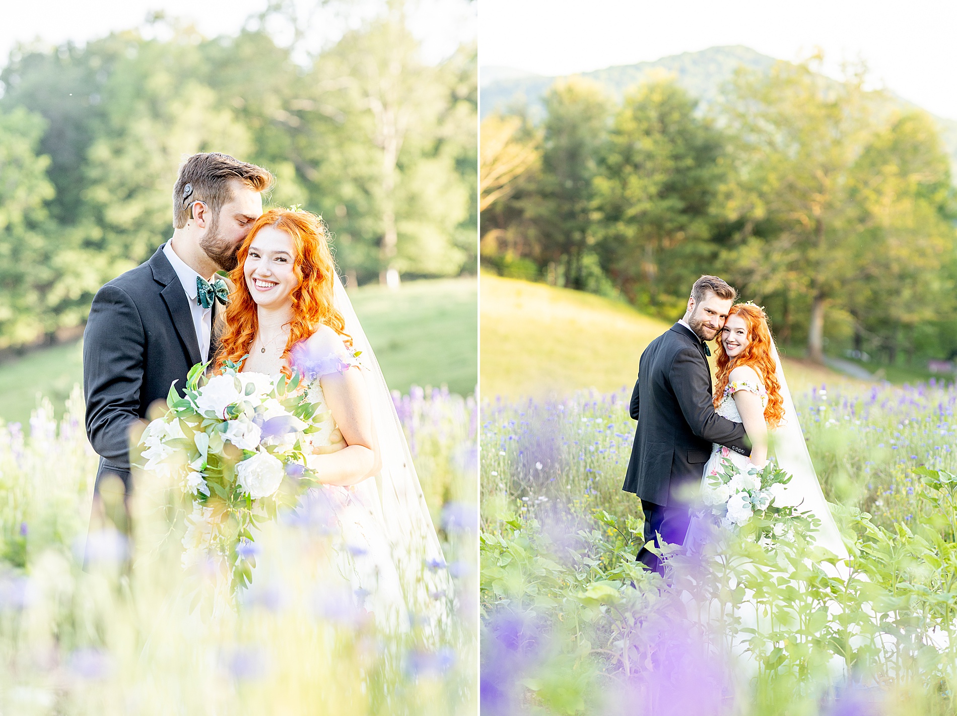 Asheville, NC wedding at The Never Ending Flower Farm