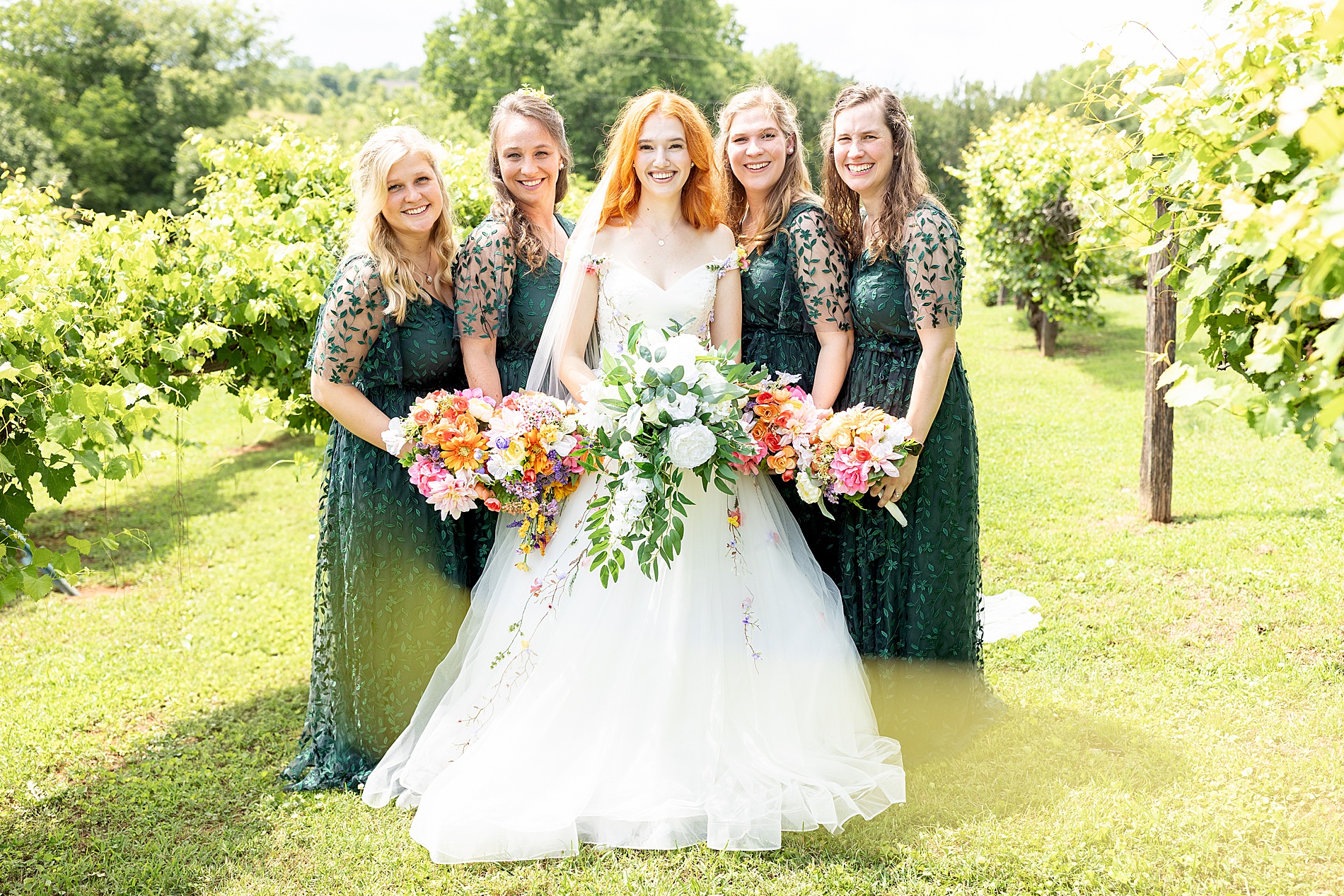 bridal party photos 