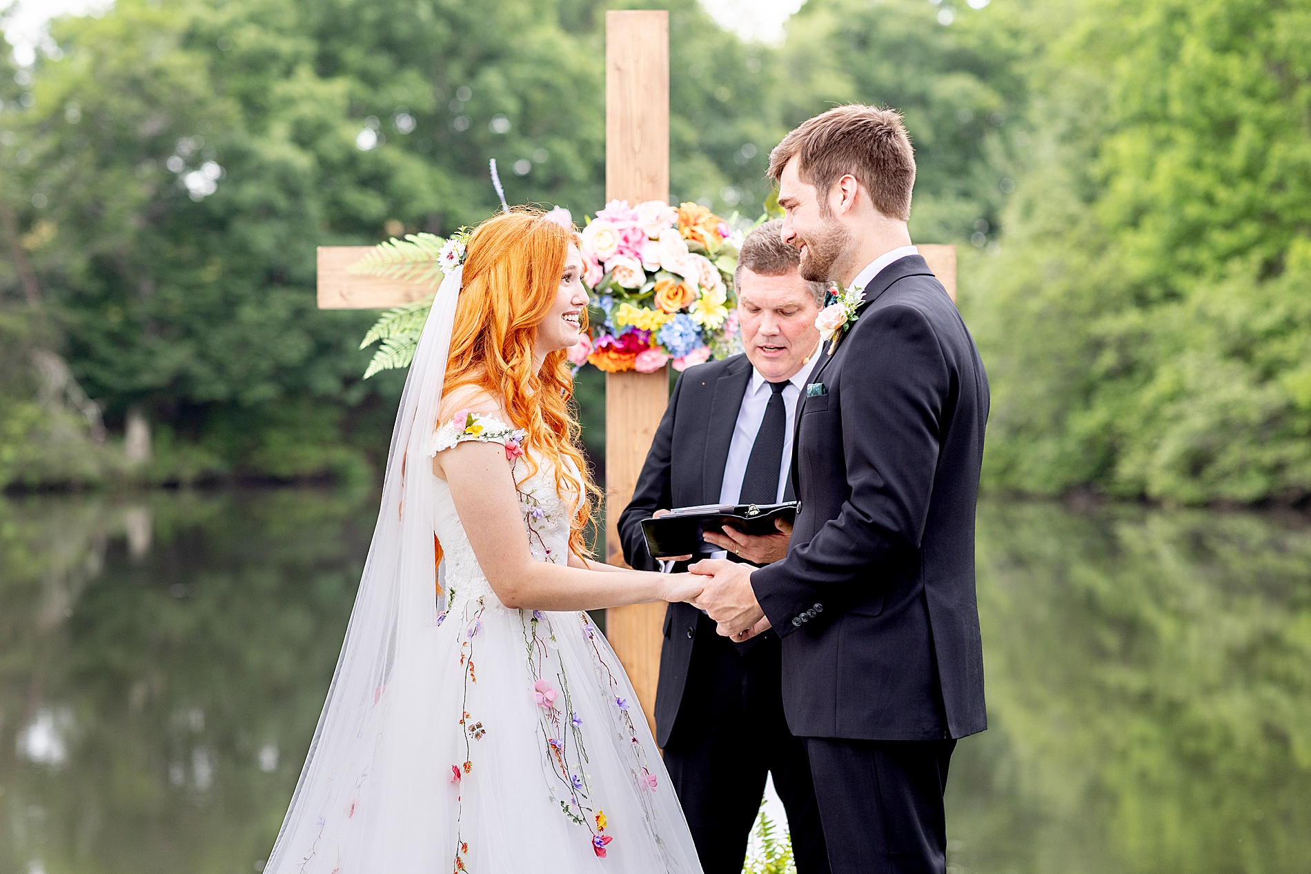 Green Brier Farms wedding ceremony 