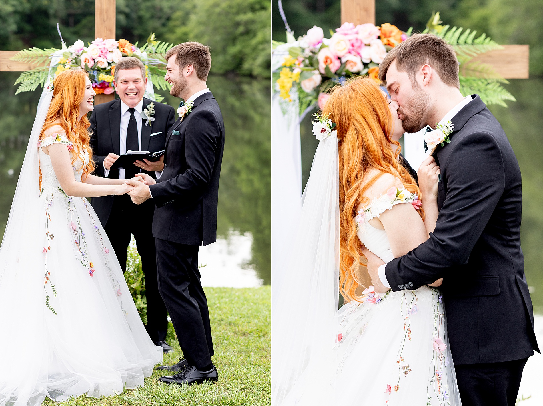 Green Brier Farms wedding ceremony 