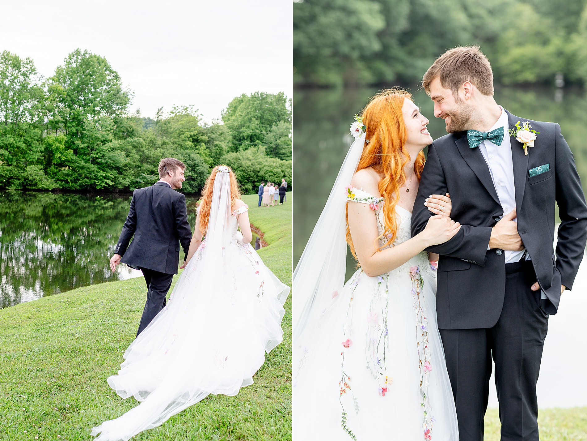 newlywed photos from Ethereal Wedding in Asheville 