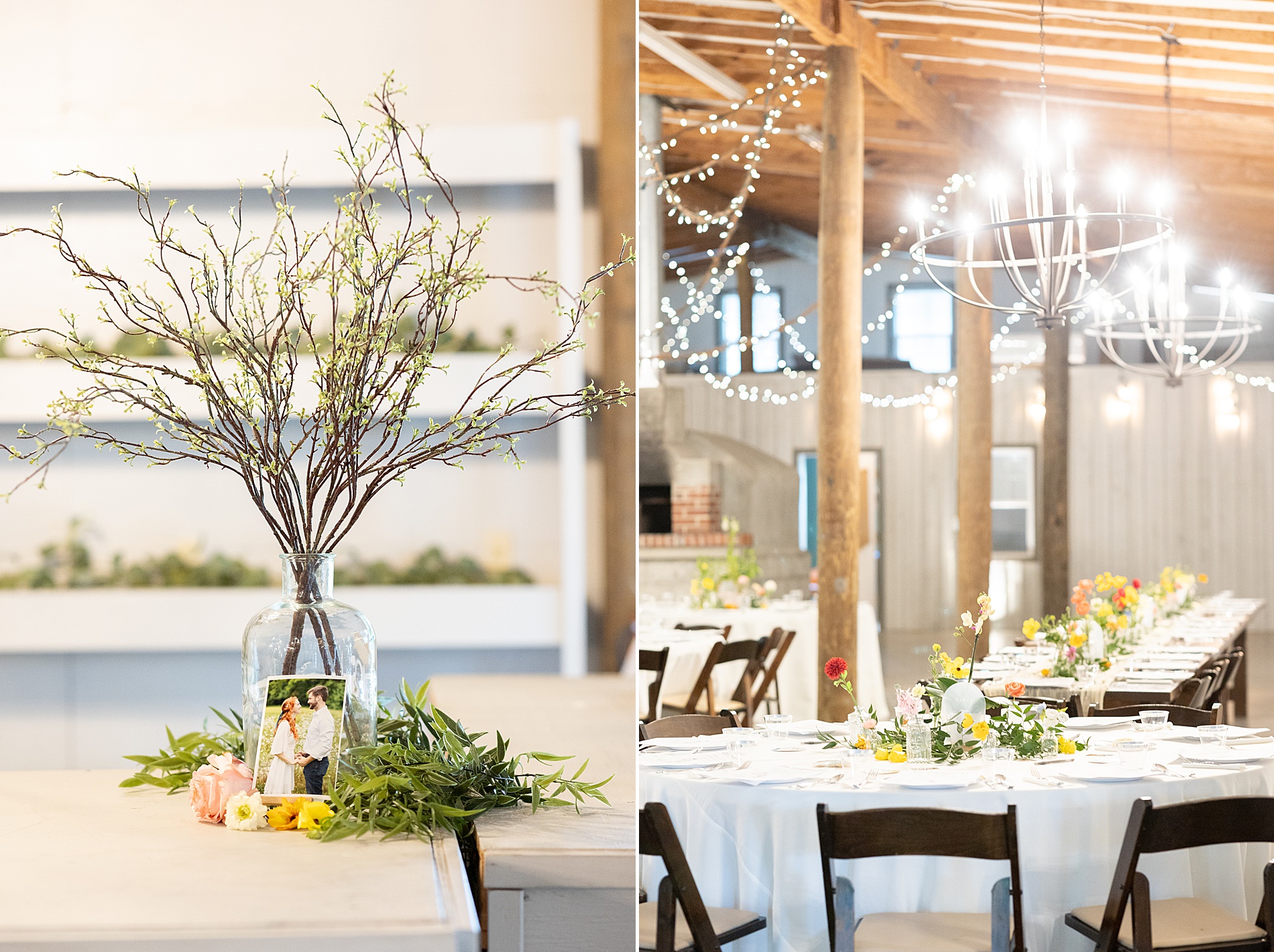 Green Brier Farms wedding reception 