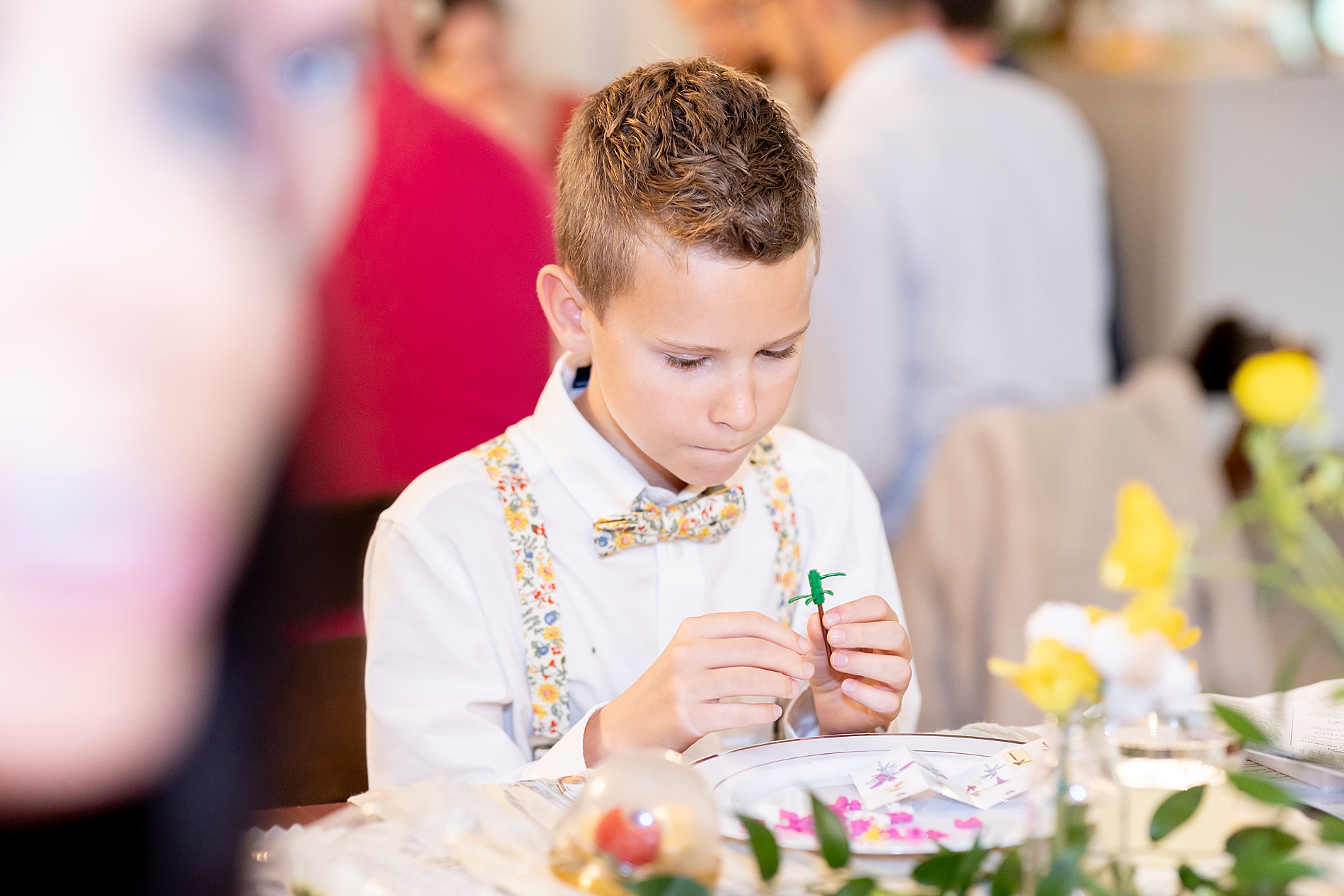 lego party favors at Ethereal Wedding in Asheville