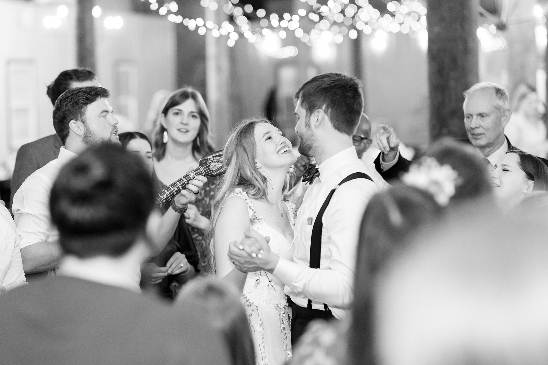 newlyweds on the dance floor