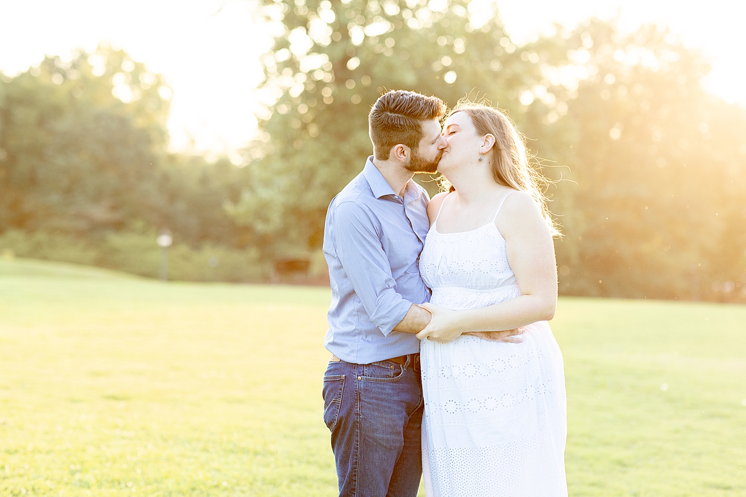 golden hour couples portraits 