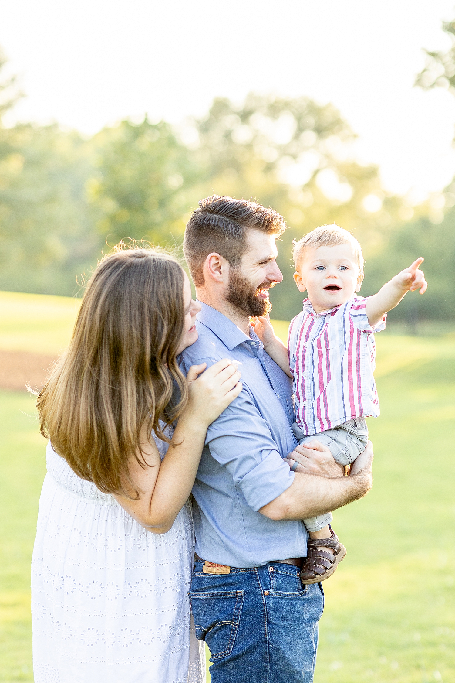 candid family portraits from Legacy Park Family Session