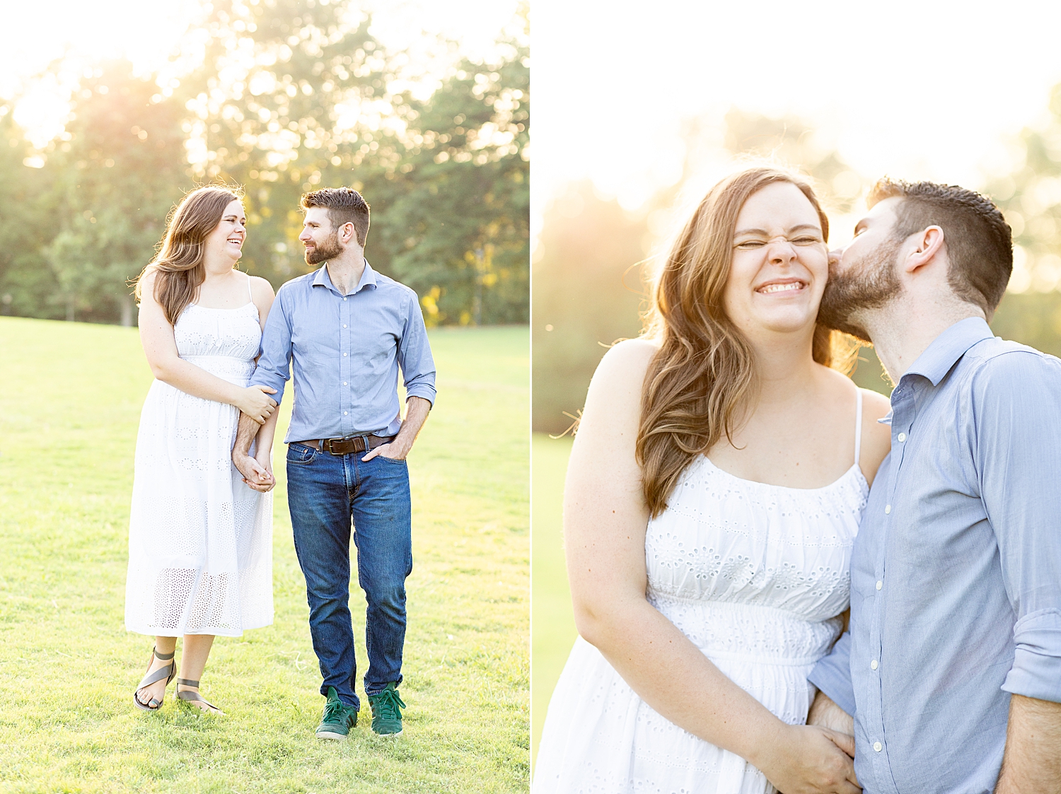 Sunset couple portraits from Legacy Park Family Session