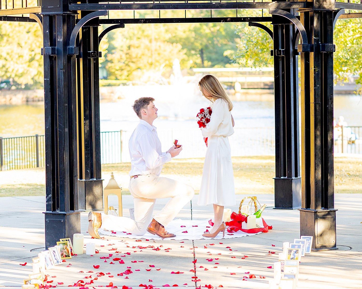 Surprise Proposal in Pullen Park