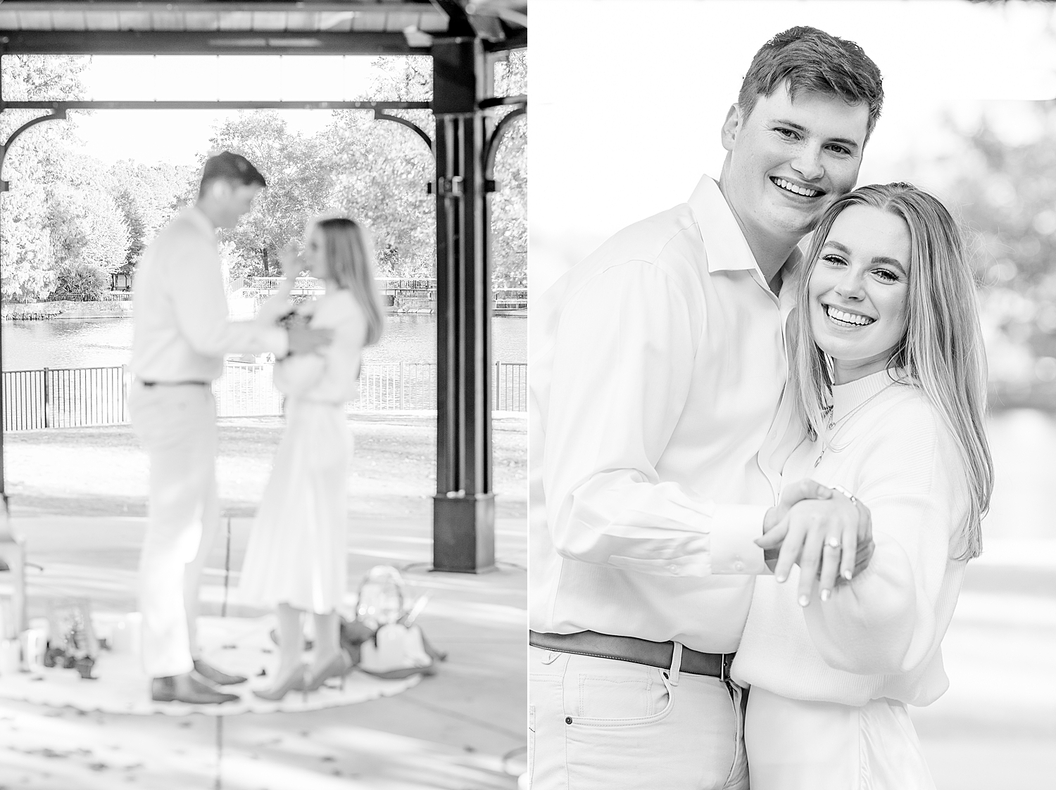 timeless couples portraits from surprise proposal