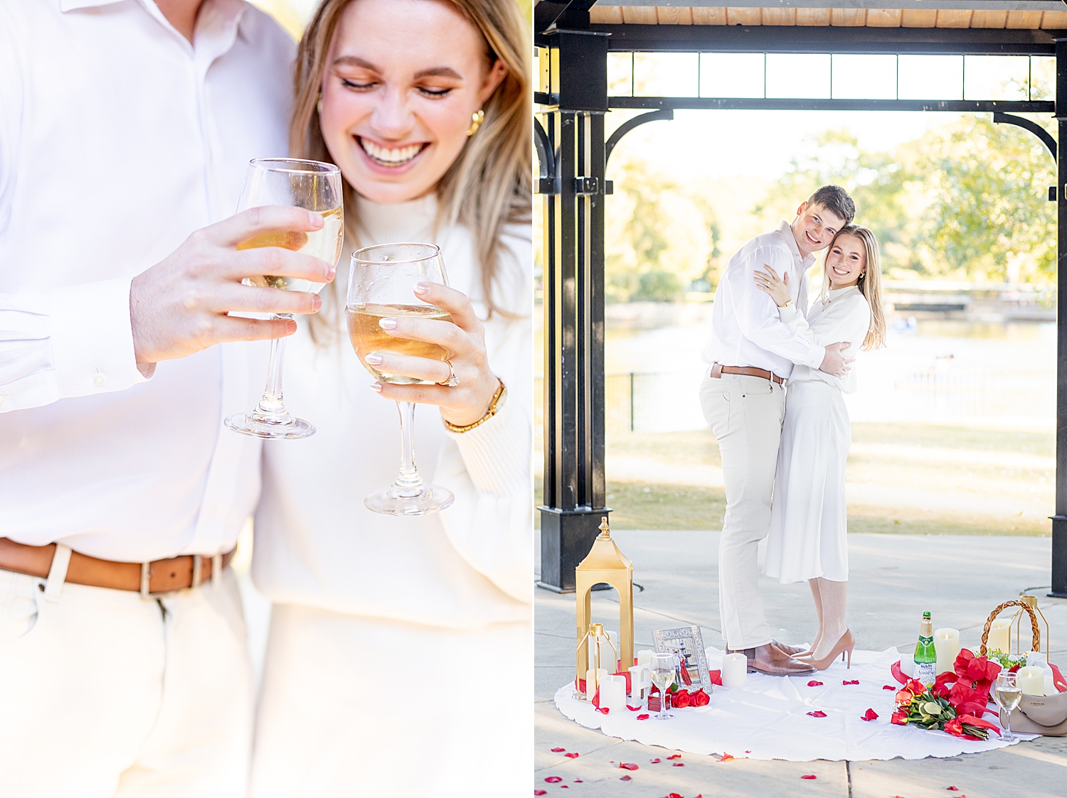 Surprise Proposal in Pullen Park 