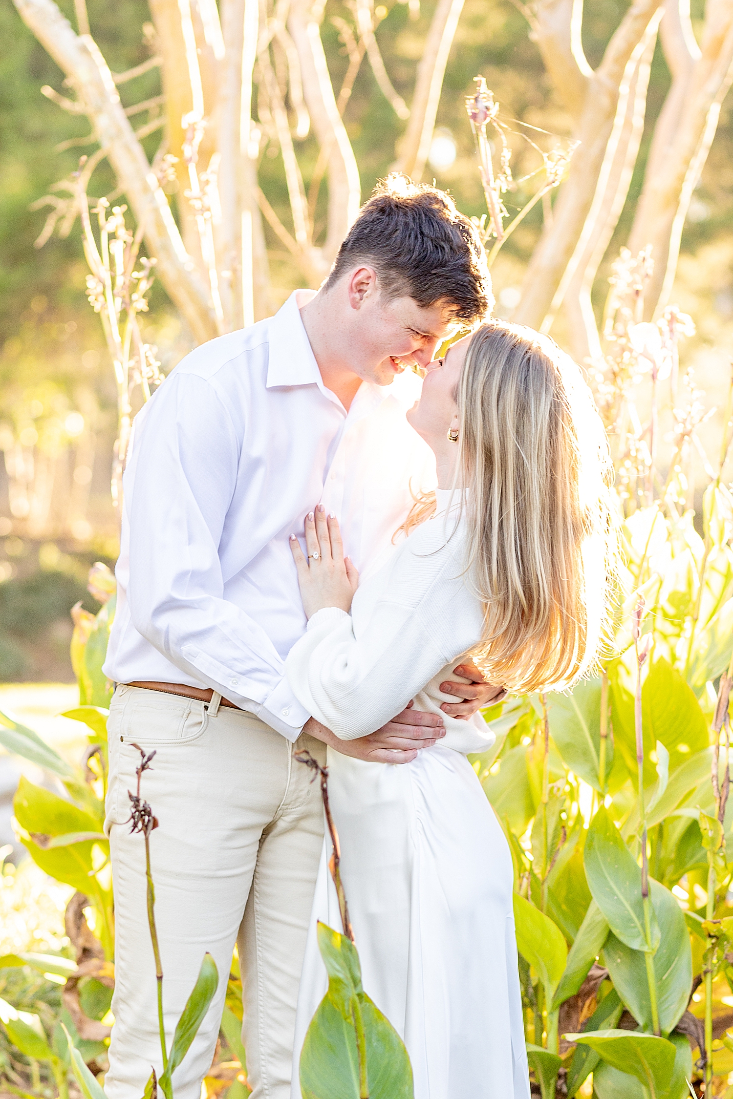 romantic engagement photos after proposal 